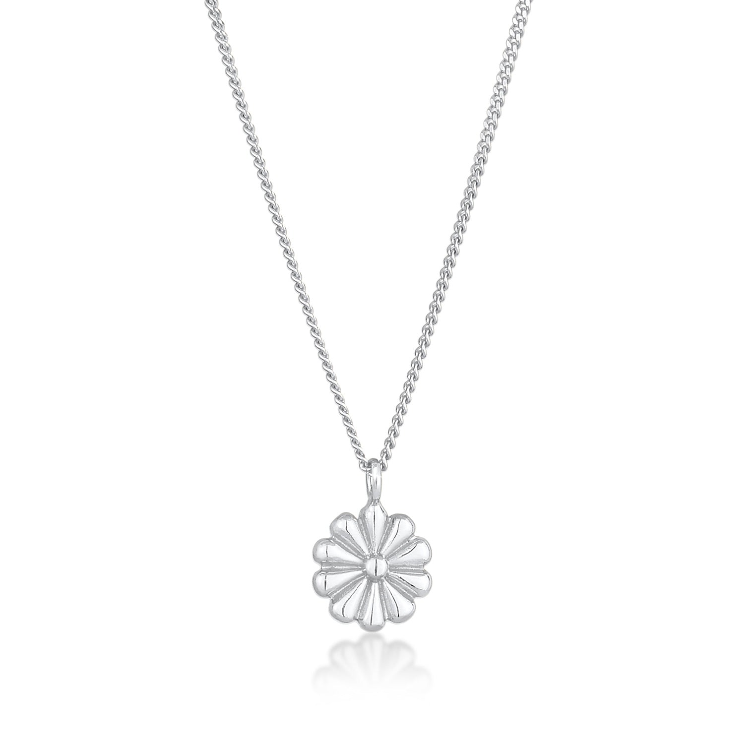 Silber - Elli | Halskette Blume | 925er Sterling Silber