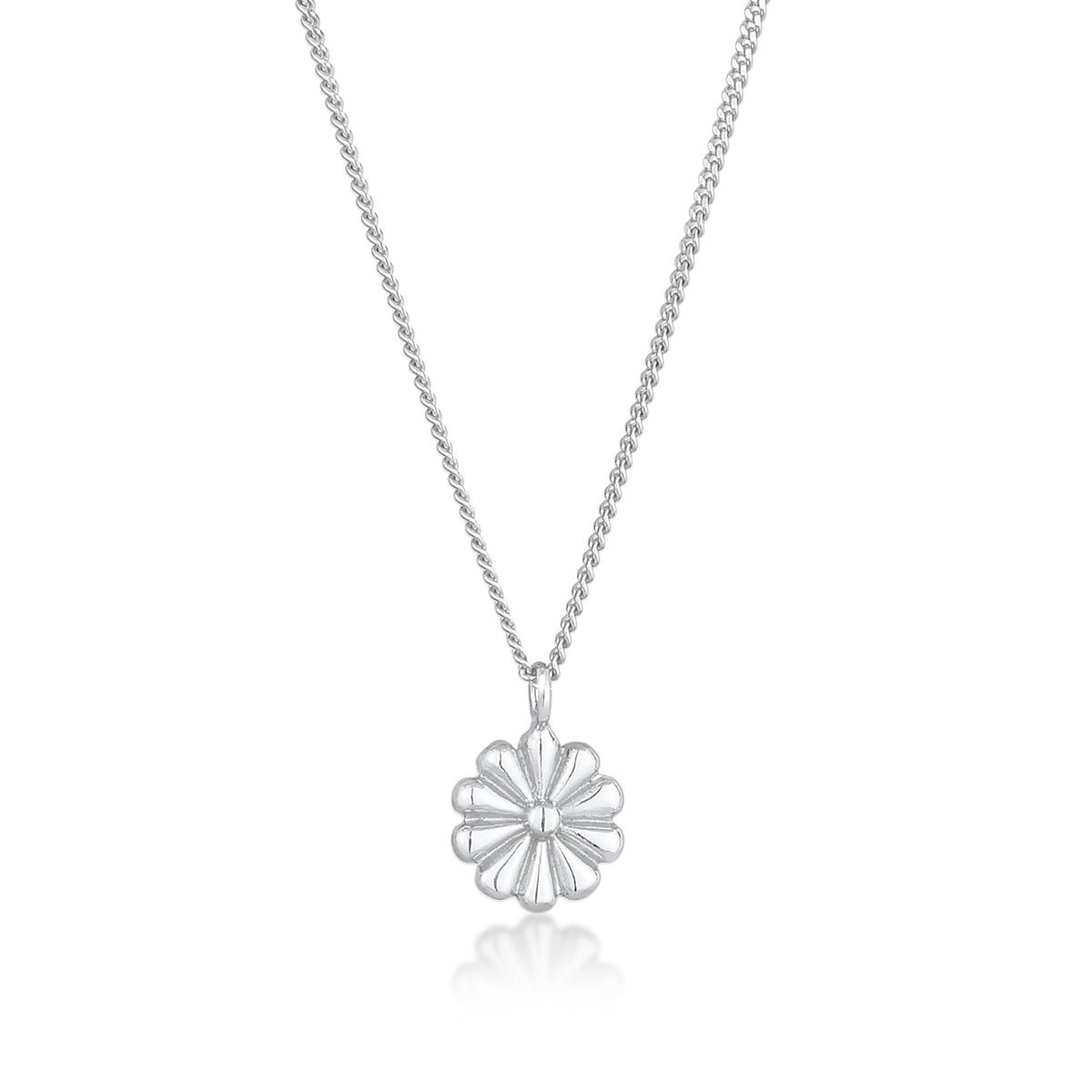 Silber - Elli | Halskette Blume | 925er Sterling Silber