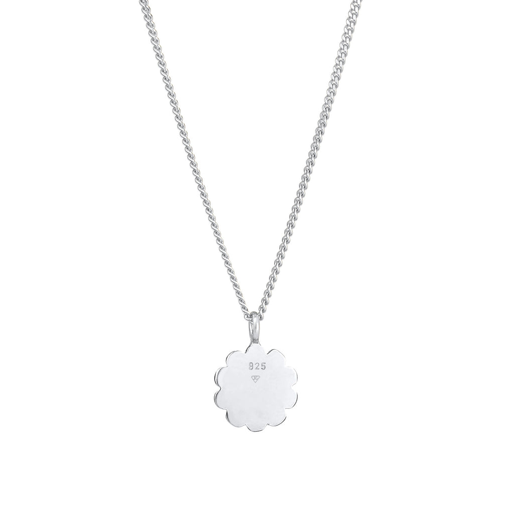 Silber - Elli | Halskette Blume | 925er Sterling Silber