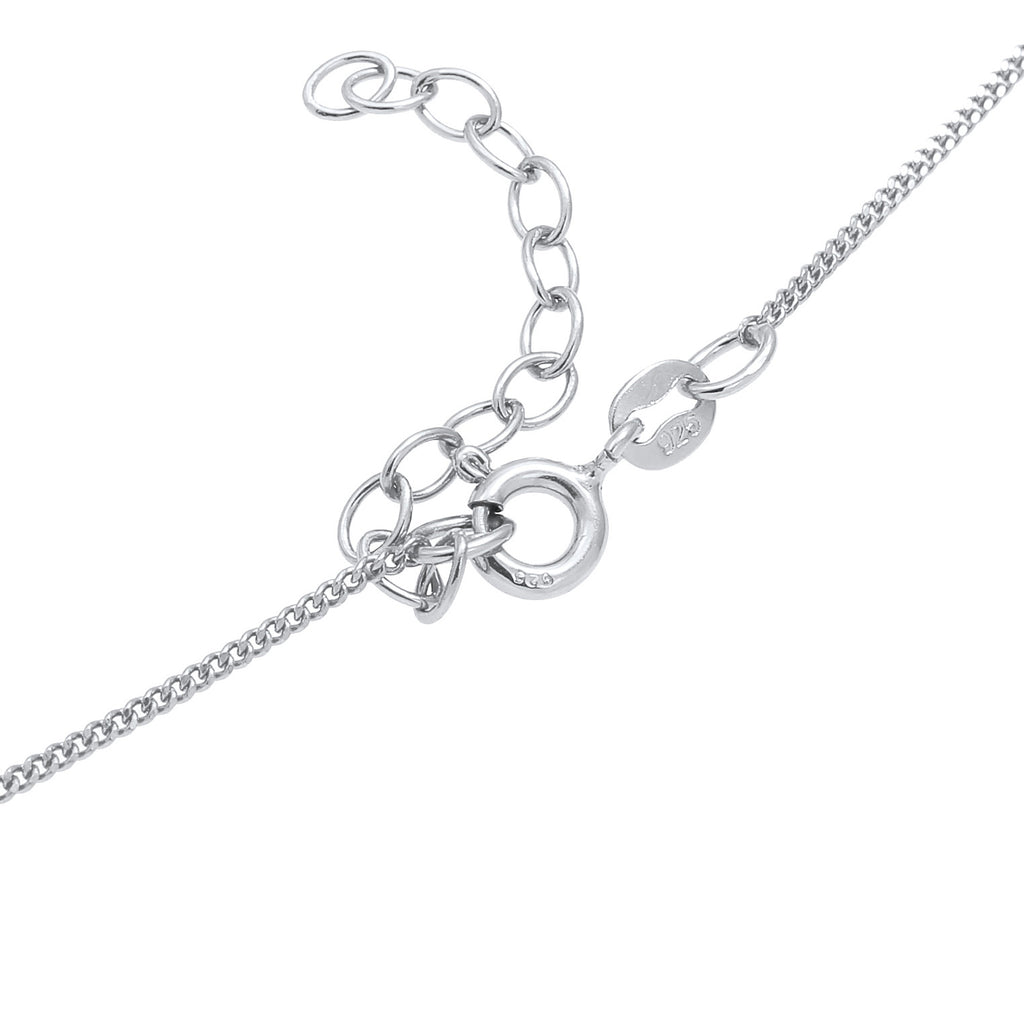 Silber - Elli | Halskette Blume | 925er Sterling Silber