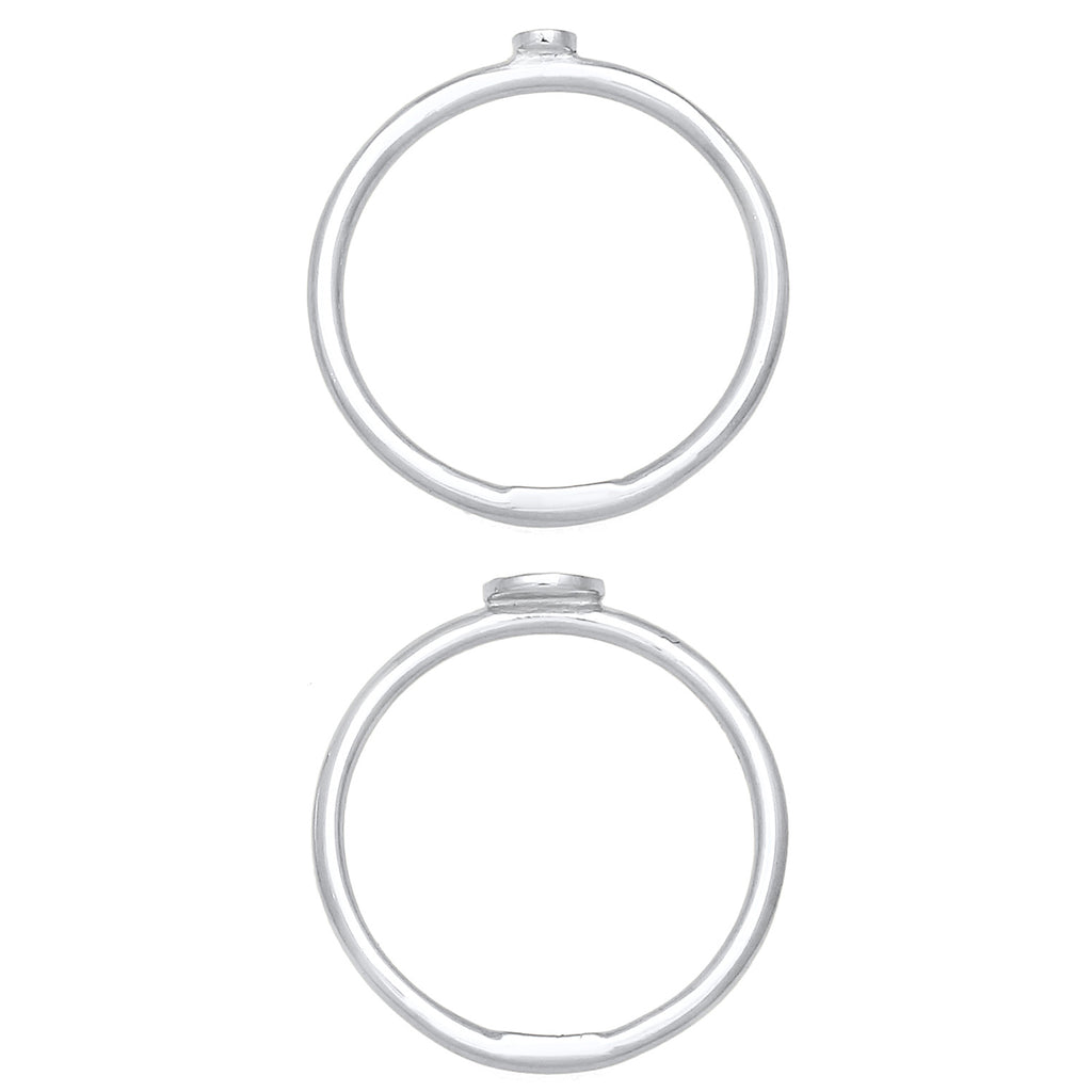 Silber - Elli | Ringset Kreis | 925er Sterling Silber