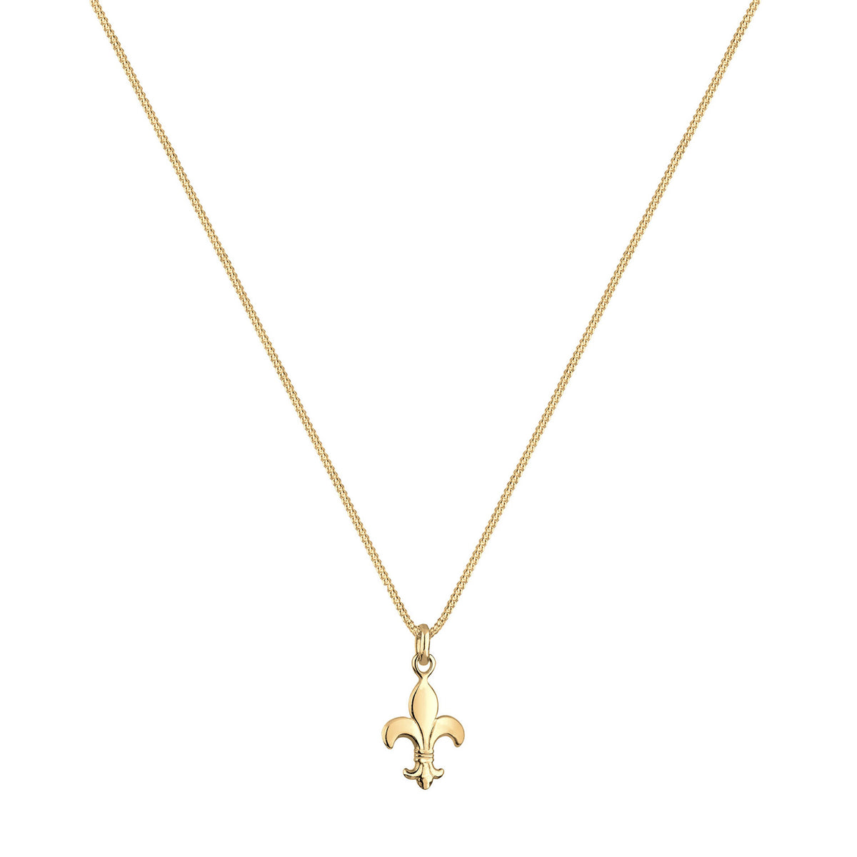 Gold - Elli | Halskette Lilie | 925 Sterling Silber vergoldet