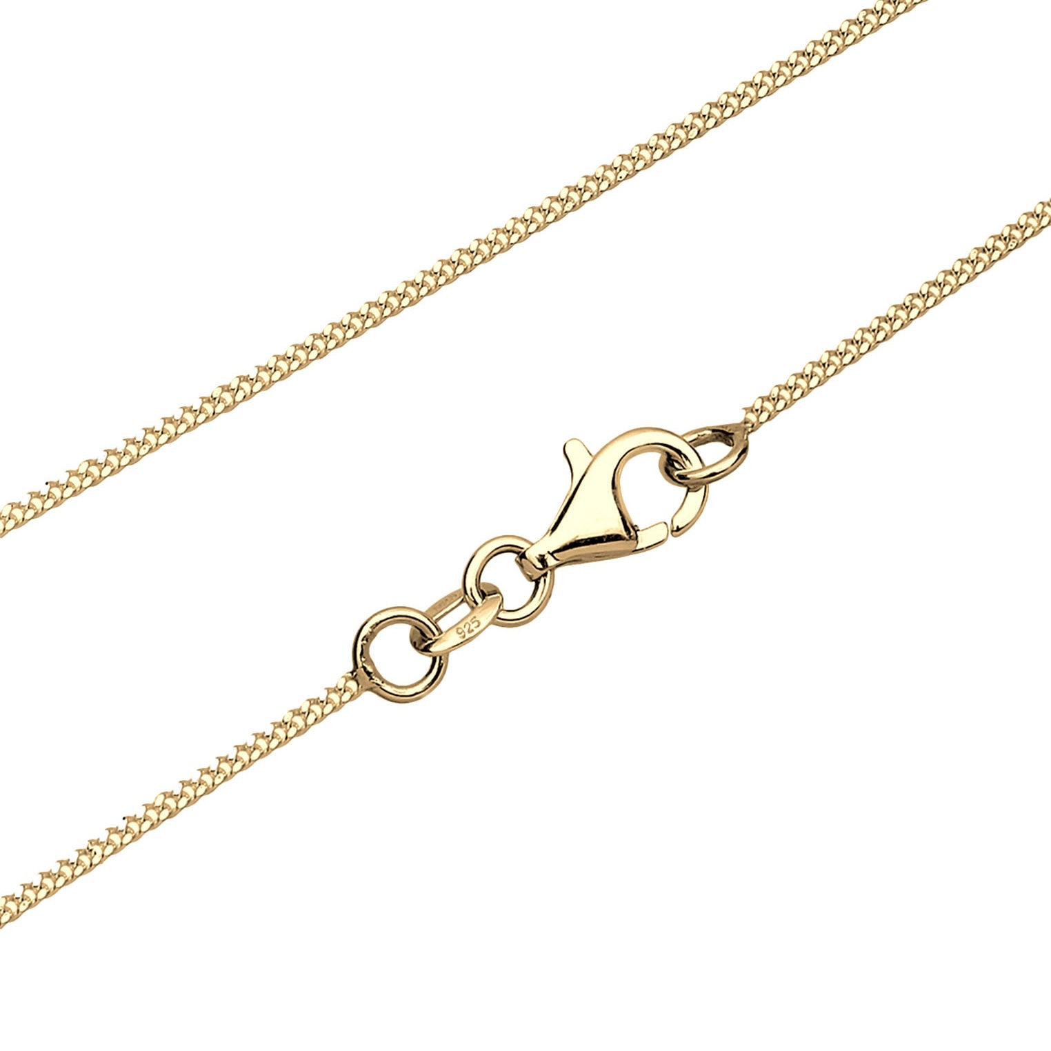 Gold - Elli | Halskette Lilie | 925 Sterling Silber vergoldet