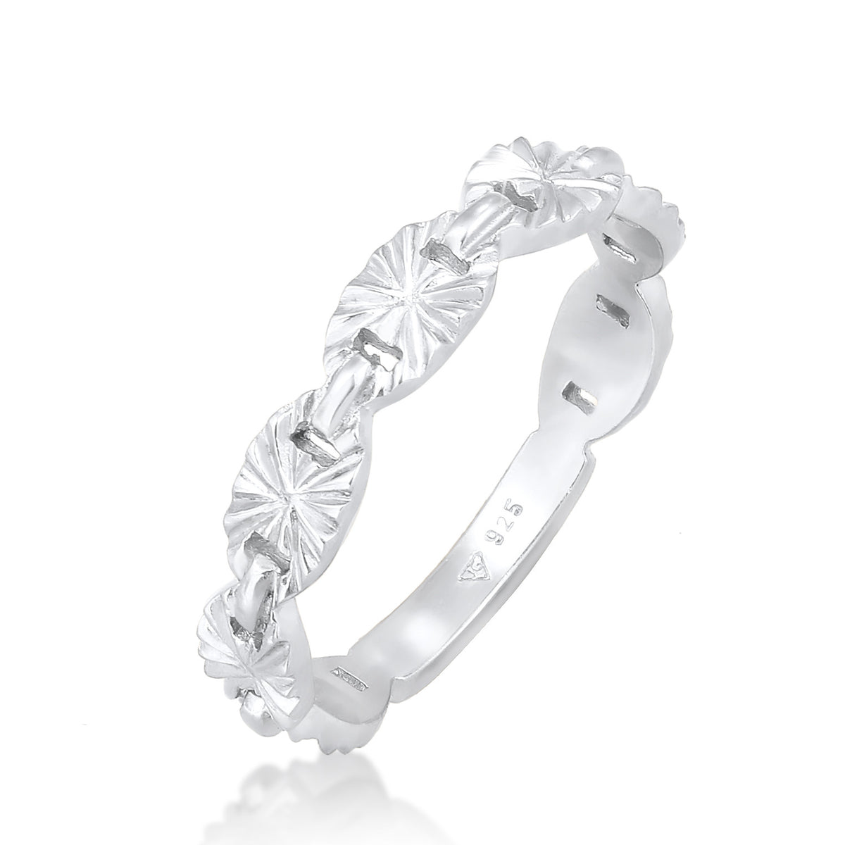 Silber - Elli | Bandring | 925er Sterling Silber