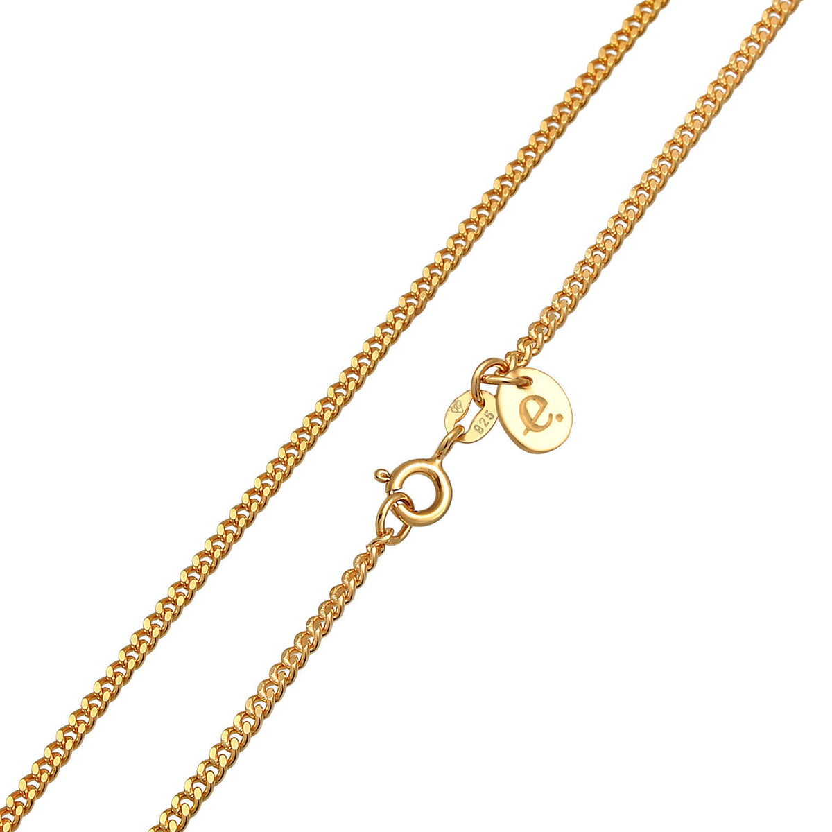 Gold - Elli PREMIUM | Halskette | 925 Sterling Silber vergoldet