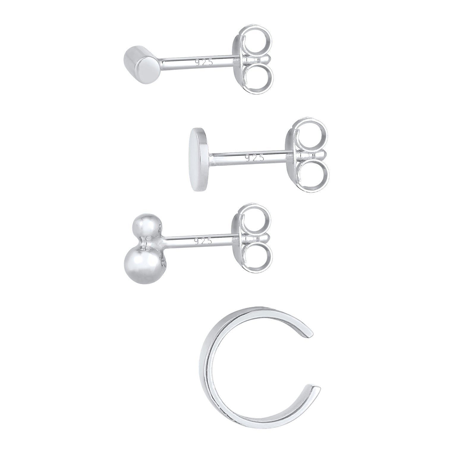 Silber - Elli | Ohrringset | 925er Sterling Silber