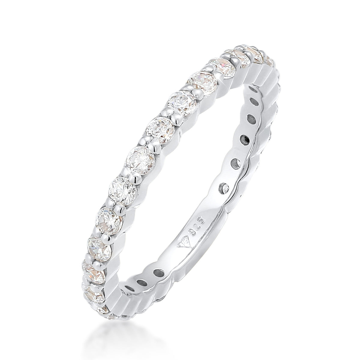 Silber - Elli | Ring | Zirkonia ( Weiß ) | 925er Sterling Silber