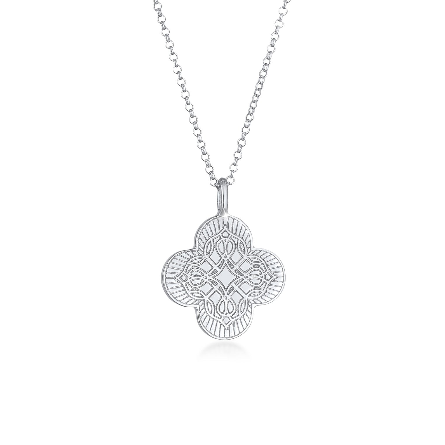 Silber - Elli | Halskette Ornament | 925er Sterling Silber