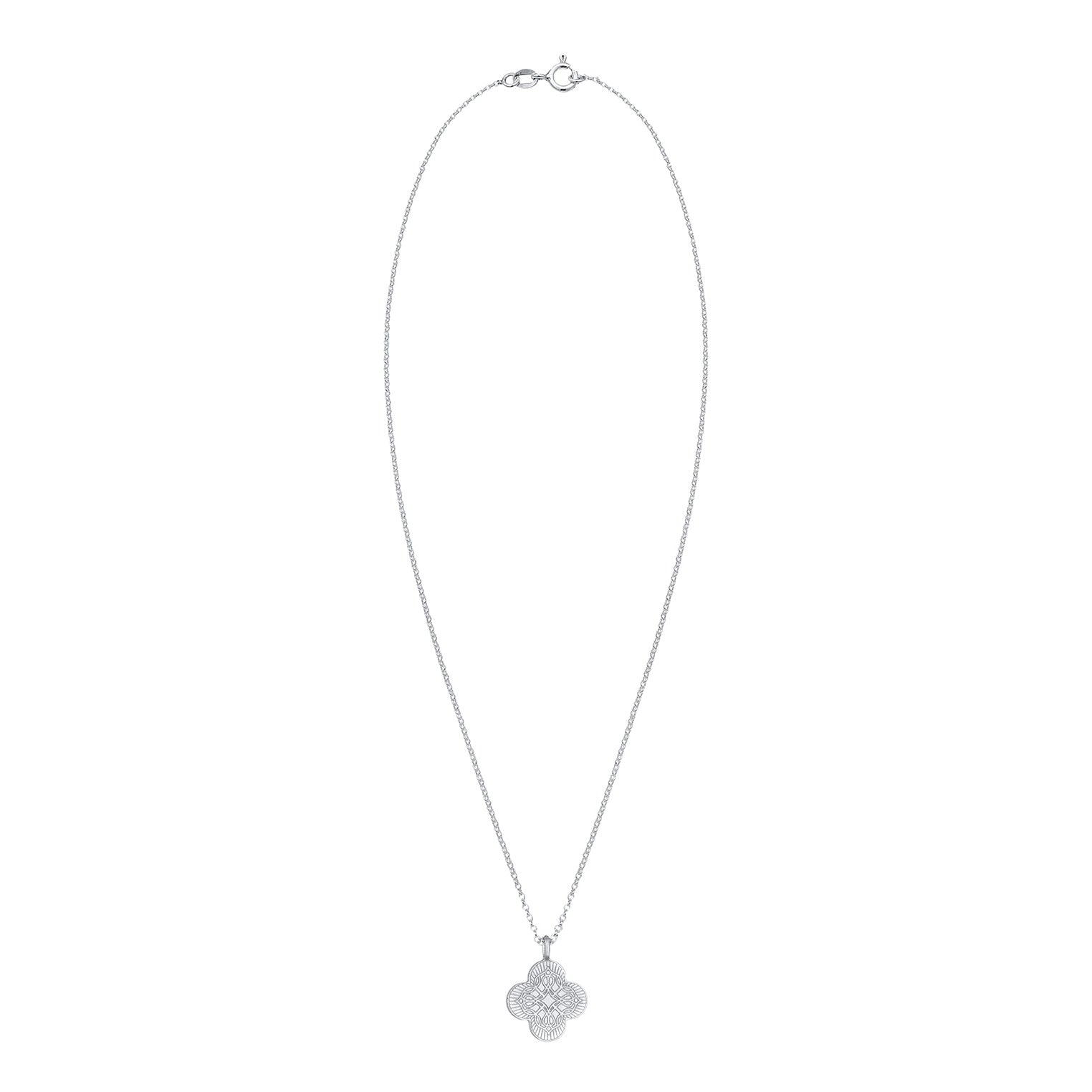 Silber - Elli | Halskette Ornament | 925er Sterling Silber