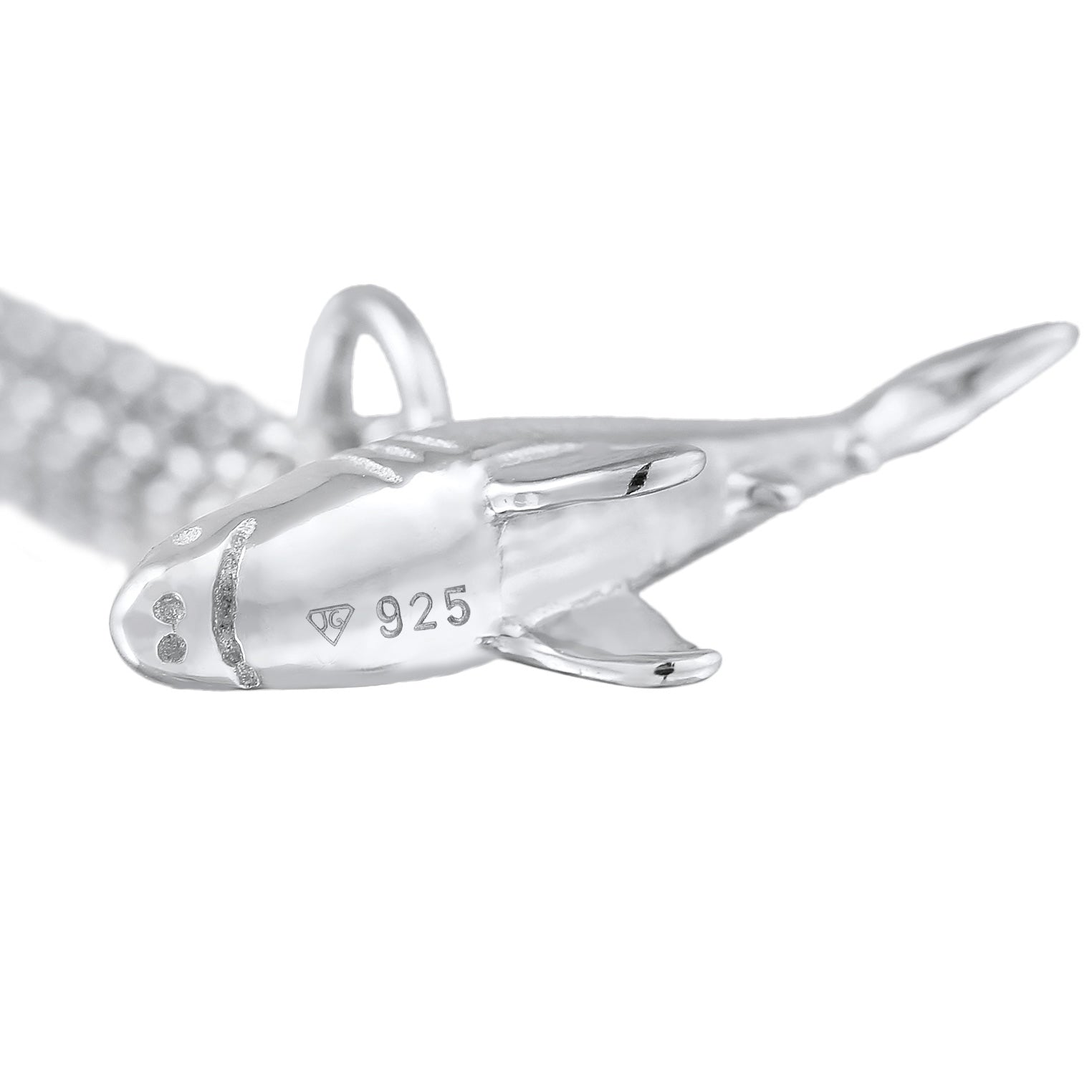 Silber - Elli | Halskette Fisch | 925er Sterling Silber