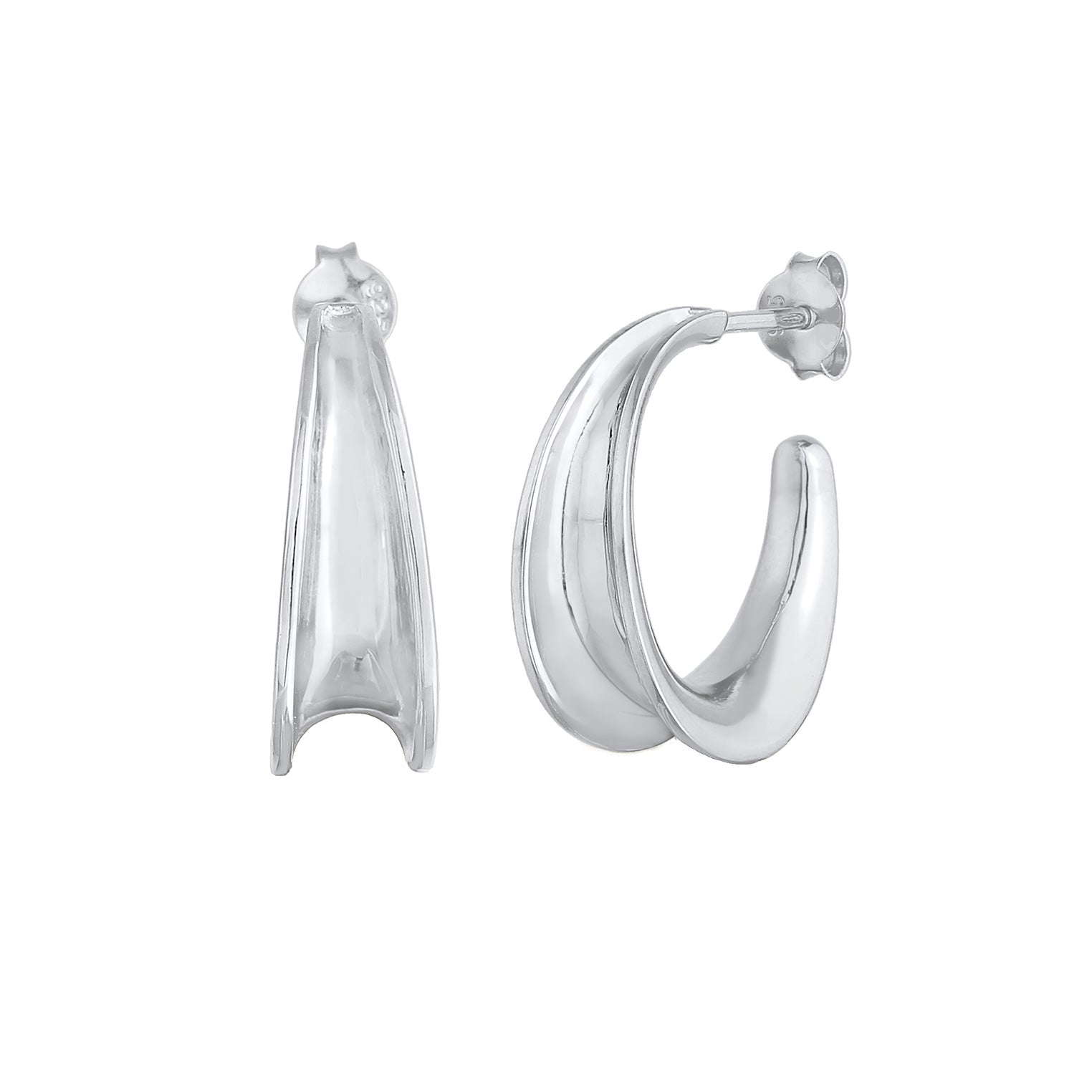 Silber - Elli | Ohrstecker | 925er Sterling Silber