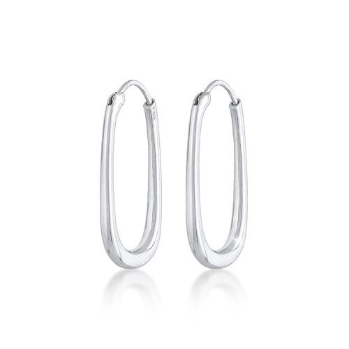 Silber - Elli PREMIUM | Creole | 925er Sterling Silber