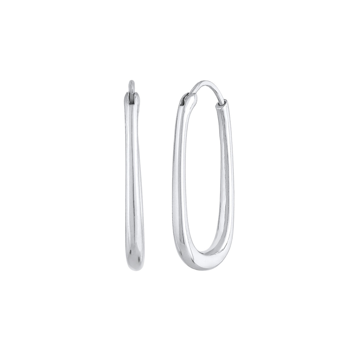 Silber - Elli PREMIUM | Creole | 925er Sterling Silber