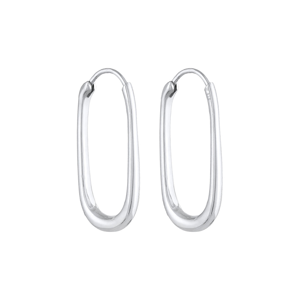 Silber - Elli PREMIUM | Creole | 925er Sterling Silber