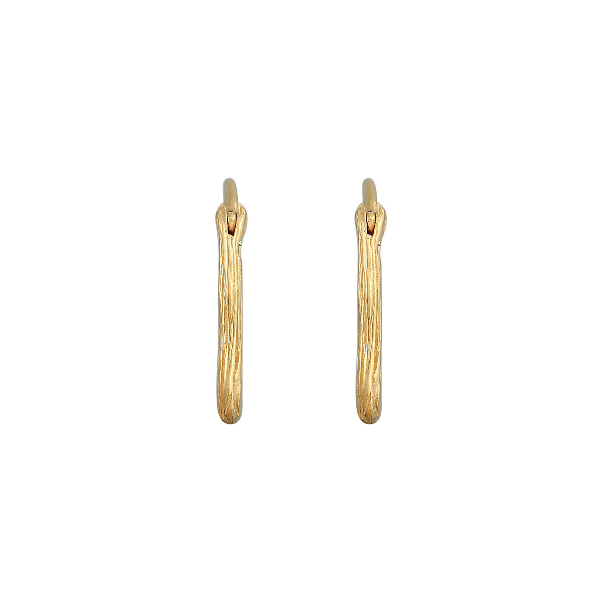 Gold - Elli | Creole | 925 Sterling Silber vergoldet