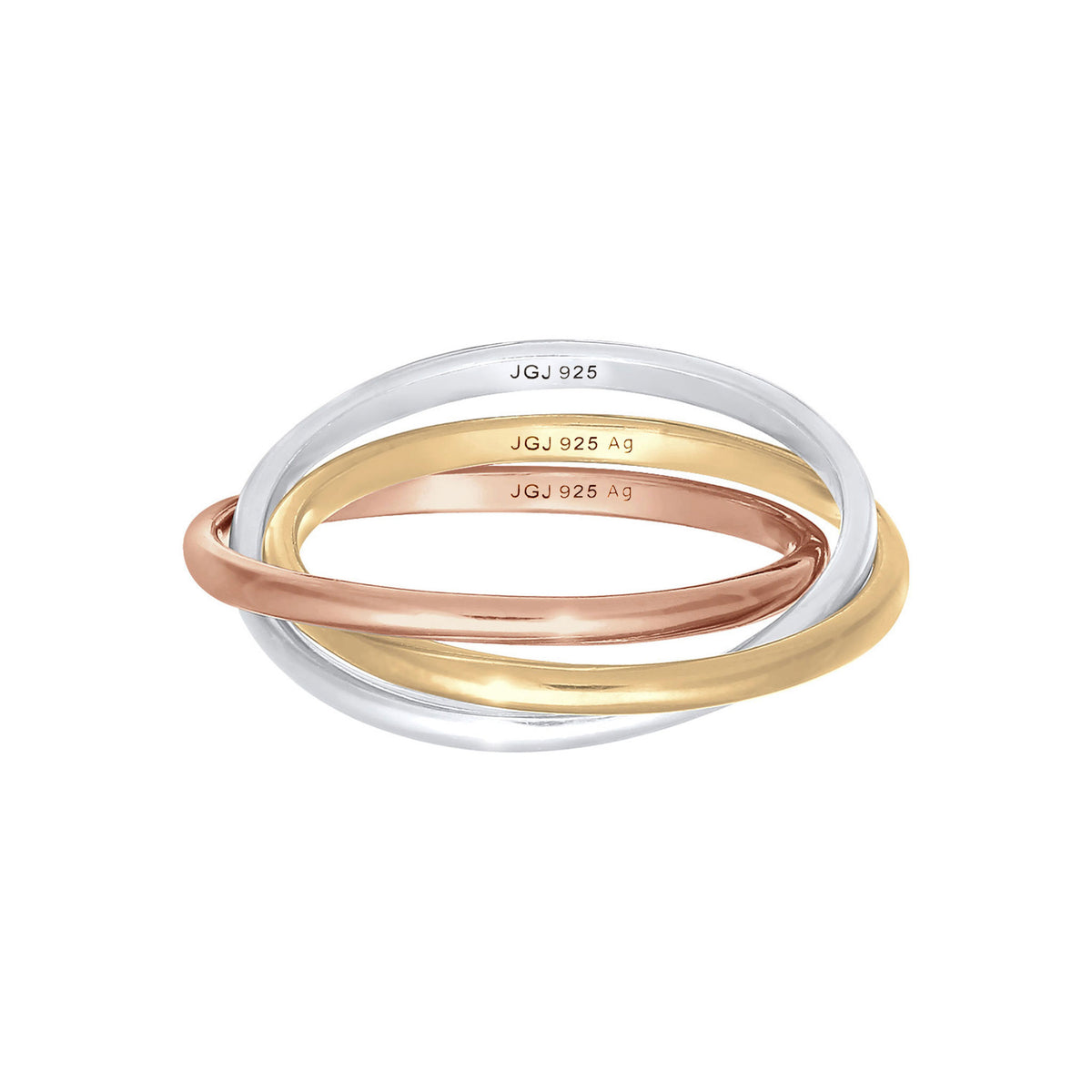 Bunt - Elli | Wickelring Trio | 925er Sterling Silber