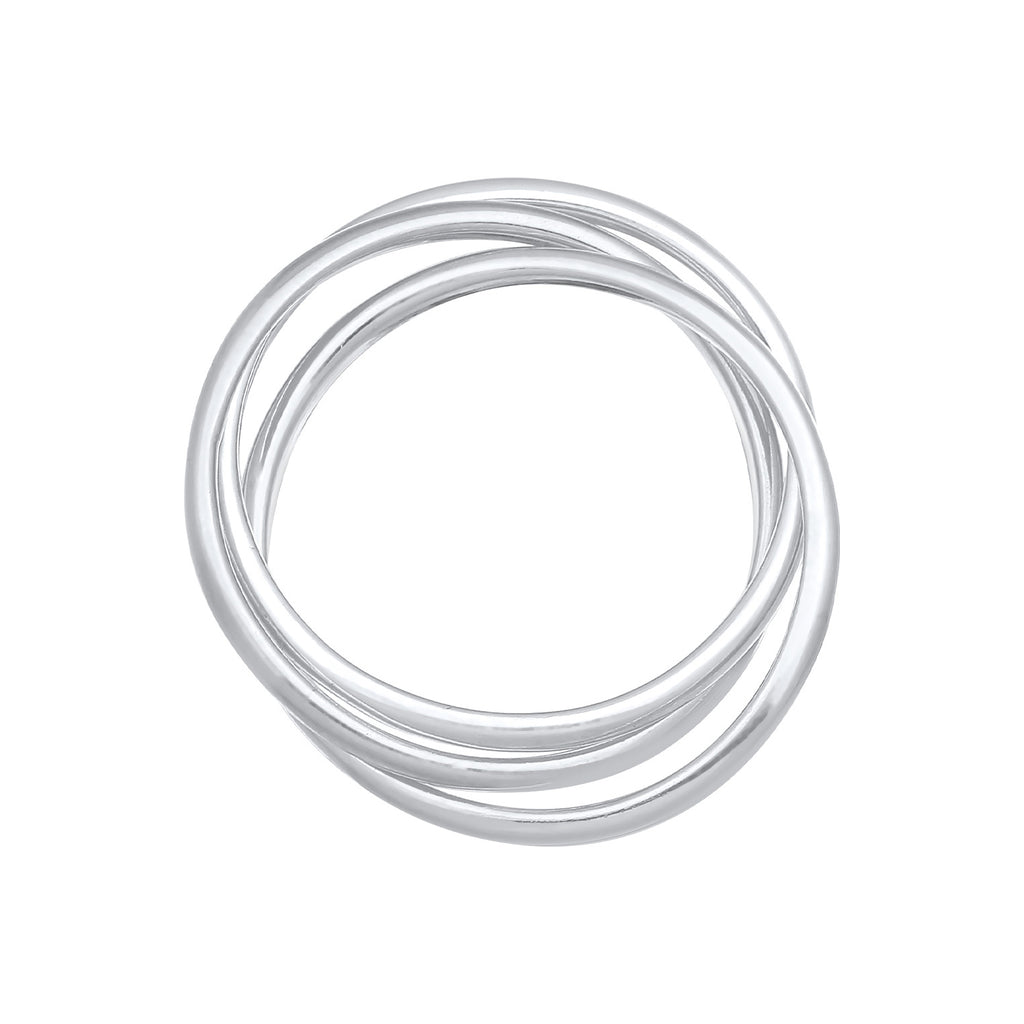 Silber - Elli | Wickelring Trio Fein | 925er Sterling Silber
