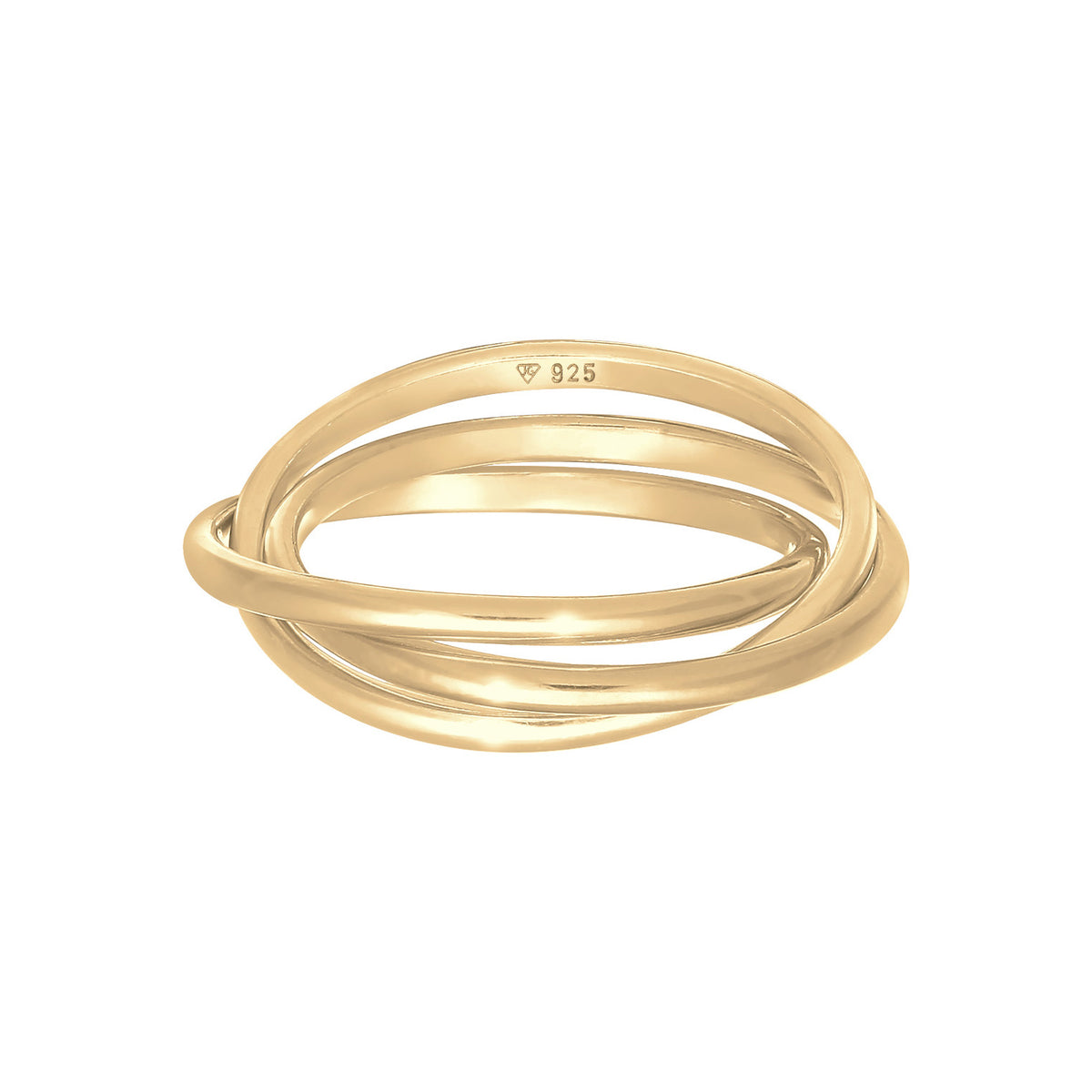 Gold - Elli | Wickelring Trio | 925er Sterling Silber