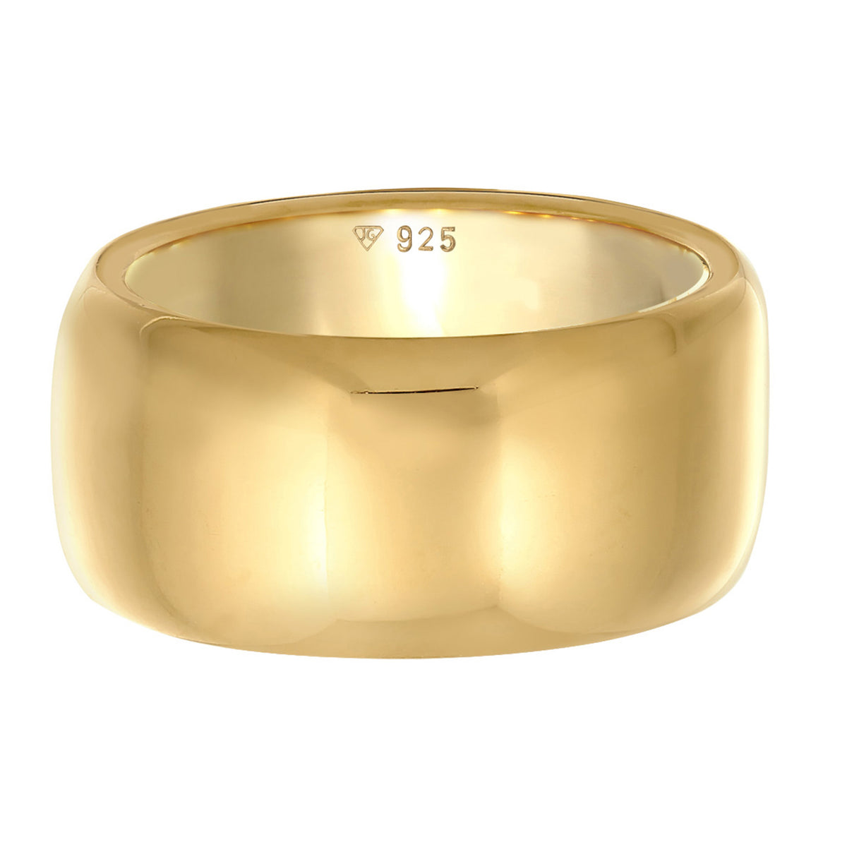 Gold - Elli PREMIUM | Bandring | 925 Sterling Silber vergoldet