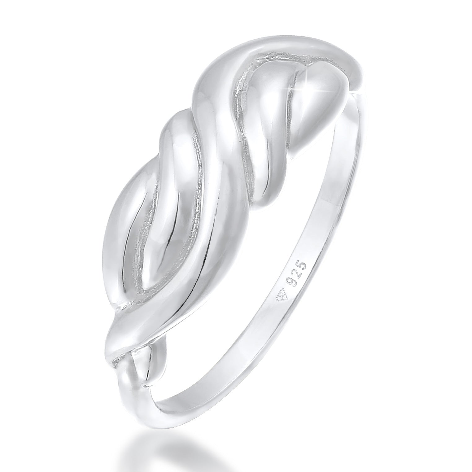 Silber - Elli | Ring Knoten Design | 925er Sterling Silber