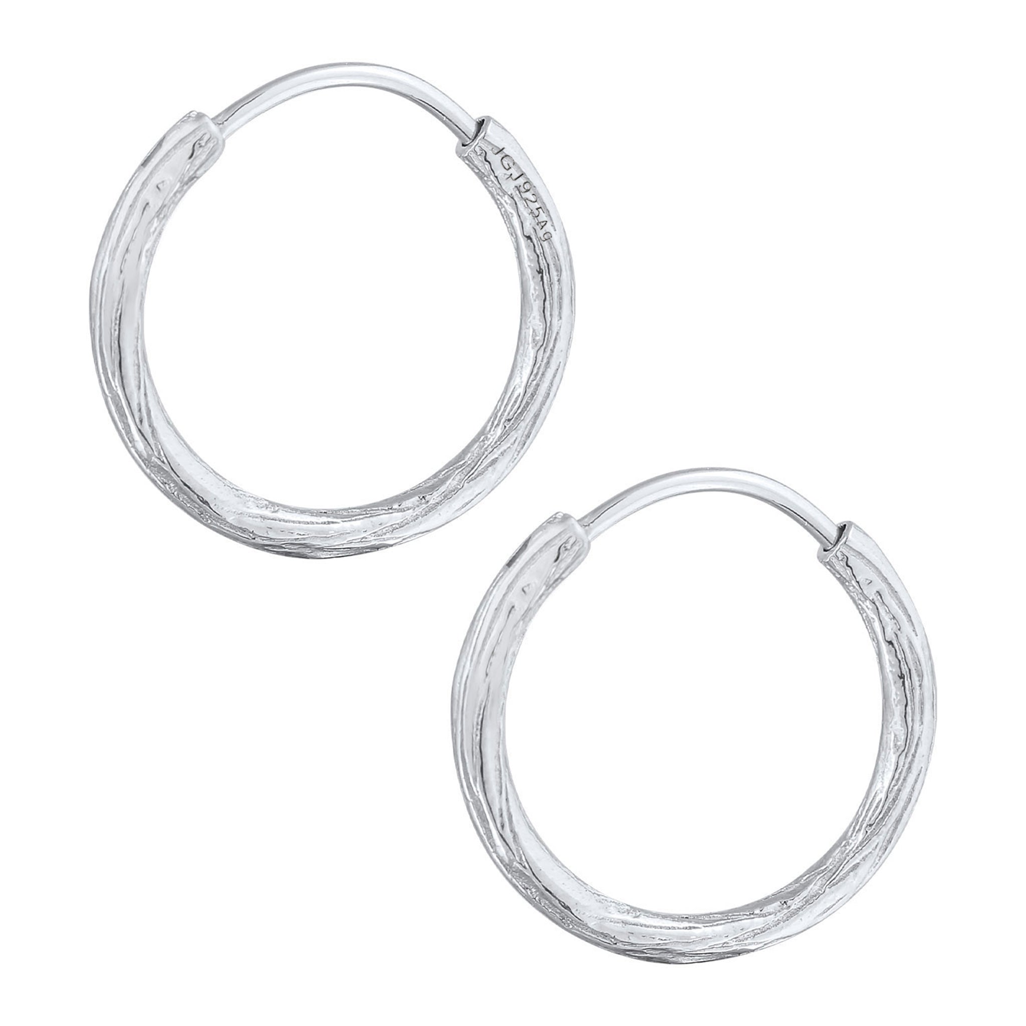 Silber - Elli | Creole | 925er Sterling Silber