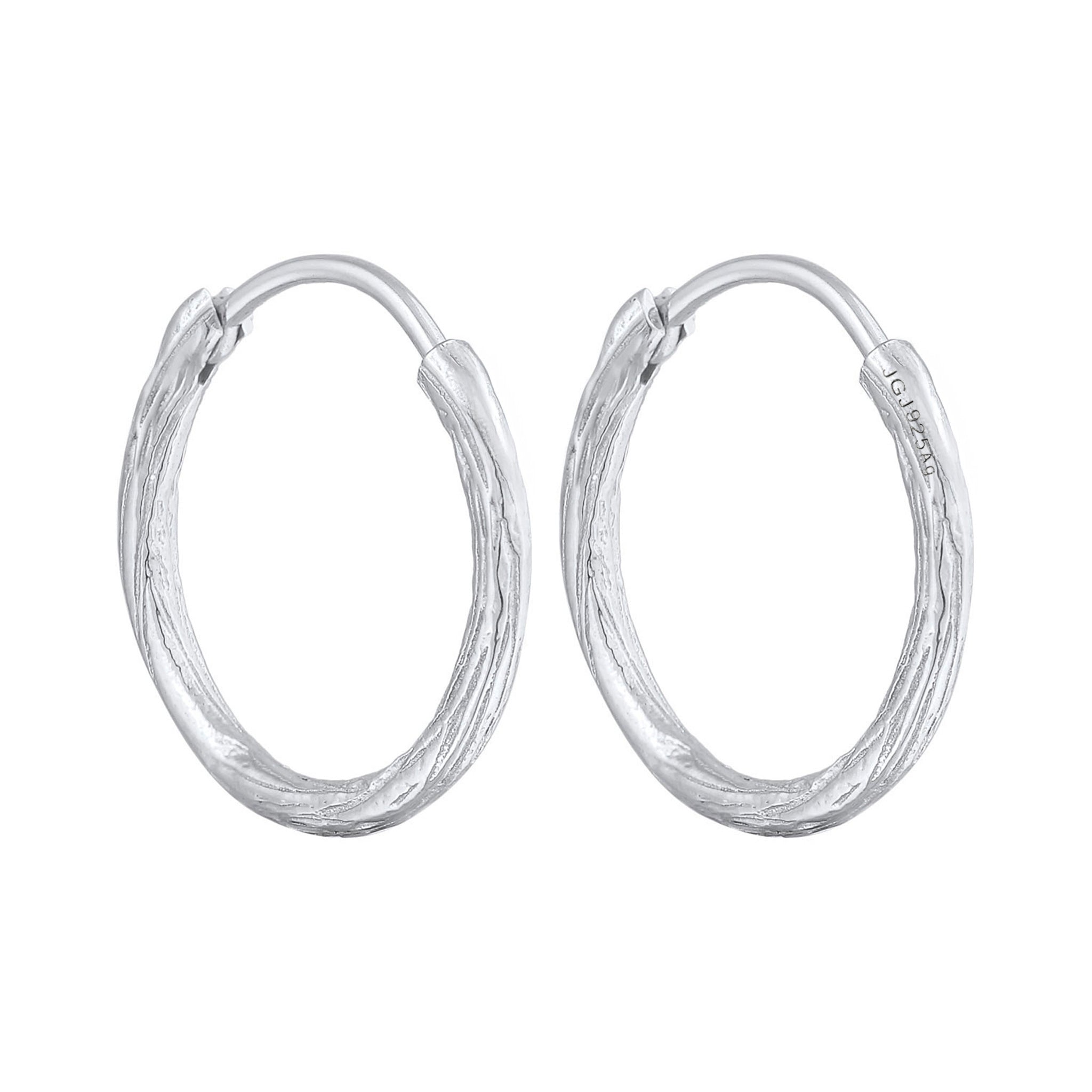 Silber - Elli | Creole | 925er Sterling Silber