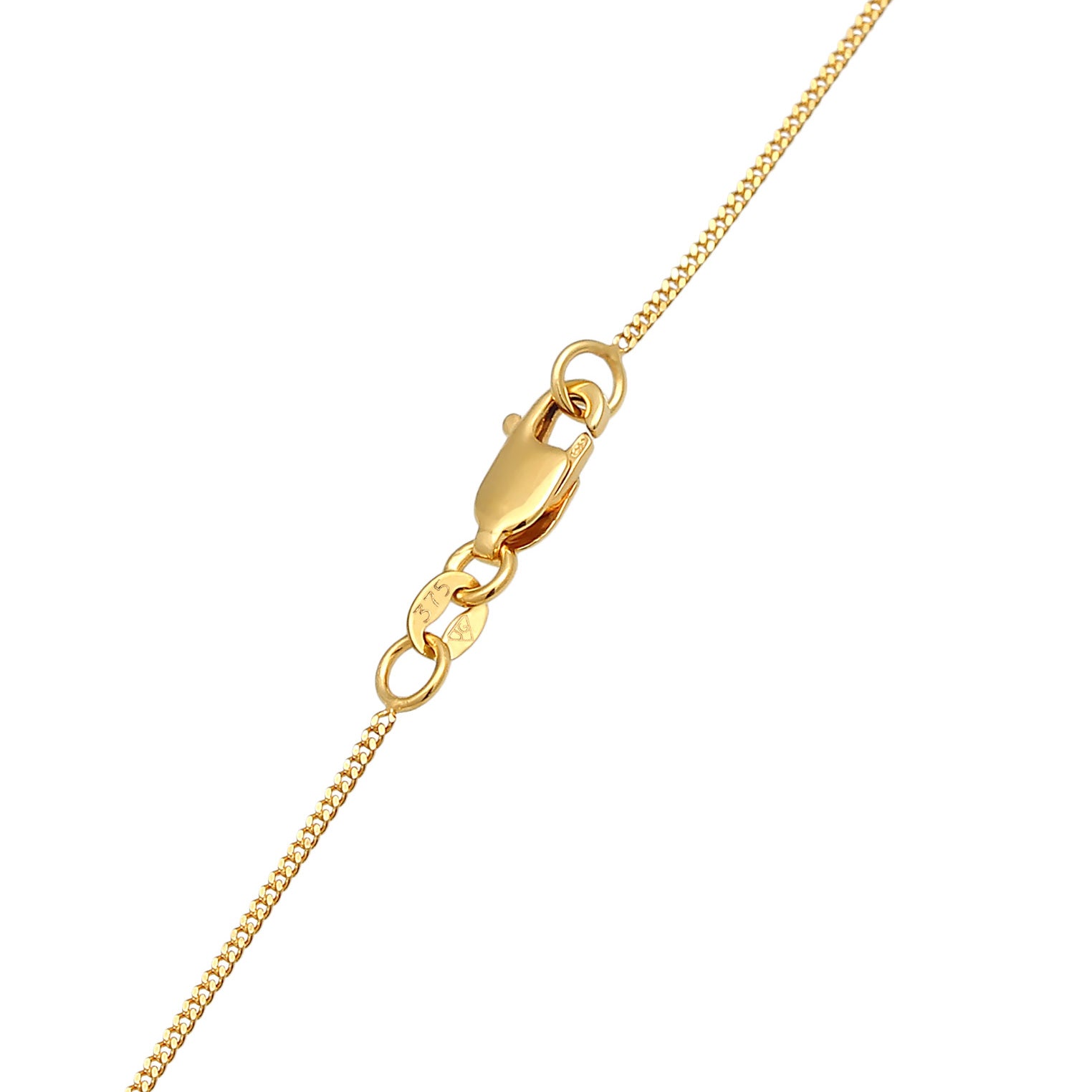 Gold - Elli PREMIUM | Halskette Kreis | 375 Gelbgold