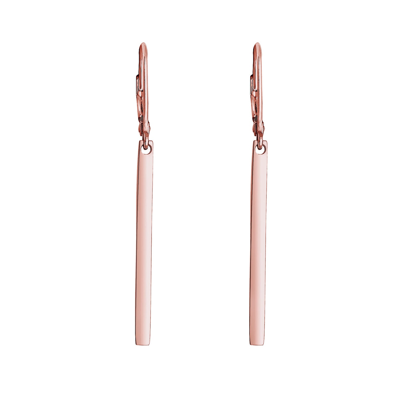 Roségold - Elli | Ohrhänger Geo | 925 Sterling Silber Rosegold