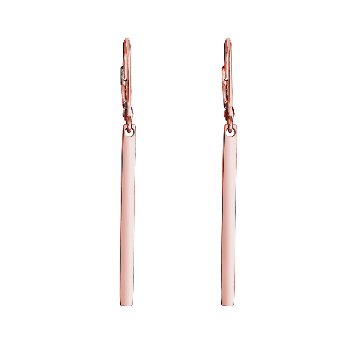 Roségold - Elli | Ohrhänger Geo | 925 Sterling Silber Rosegold