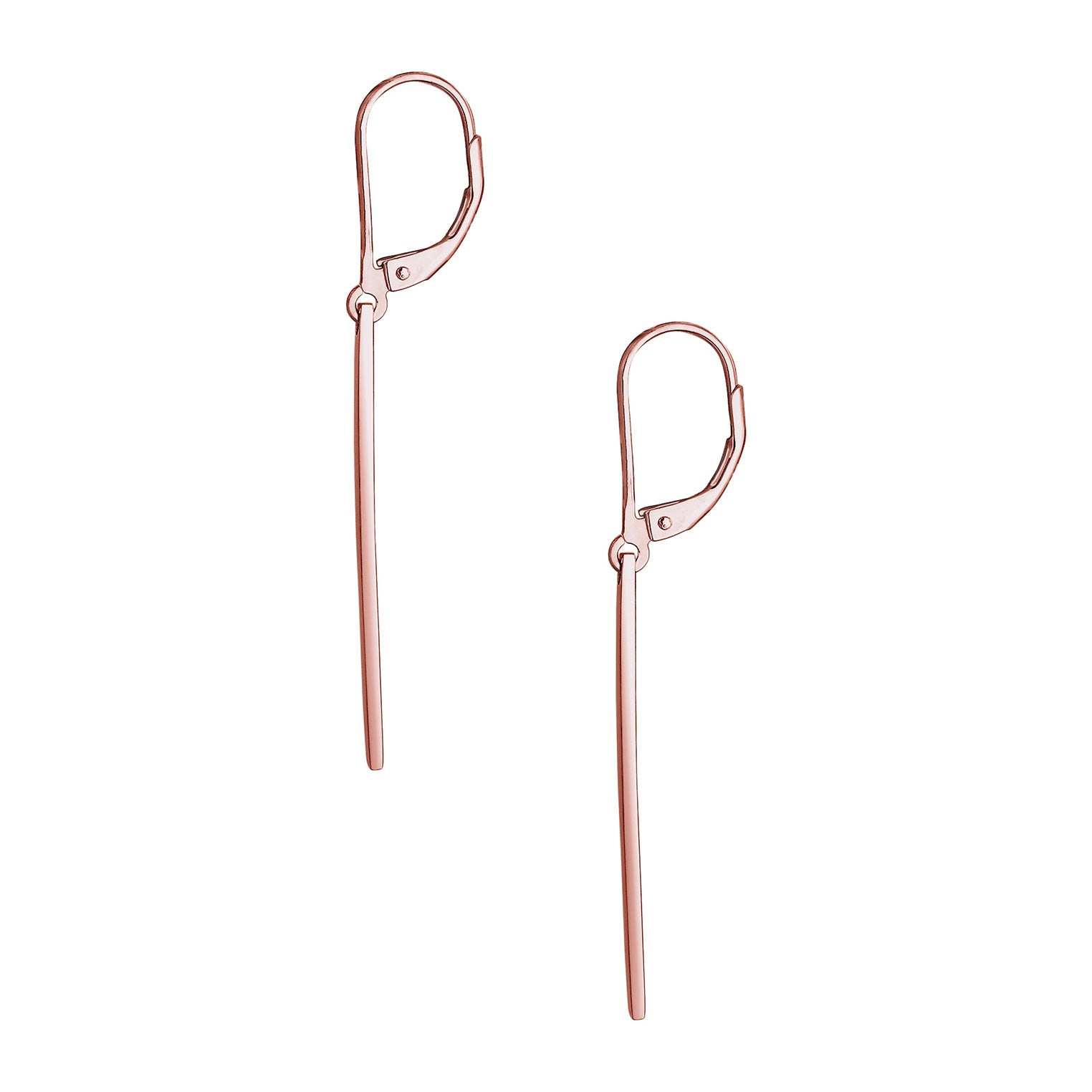 Roségold - Elli | Ohrhänger Geo | 925 Sterling Silber Rosegold