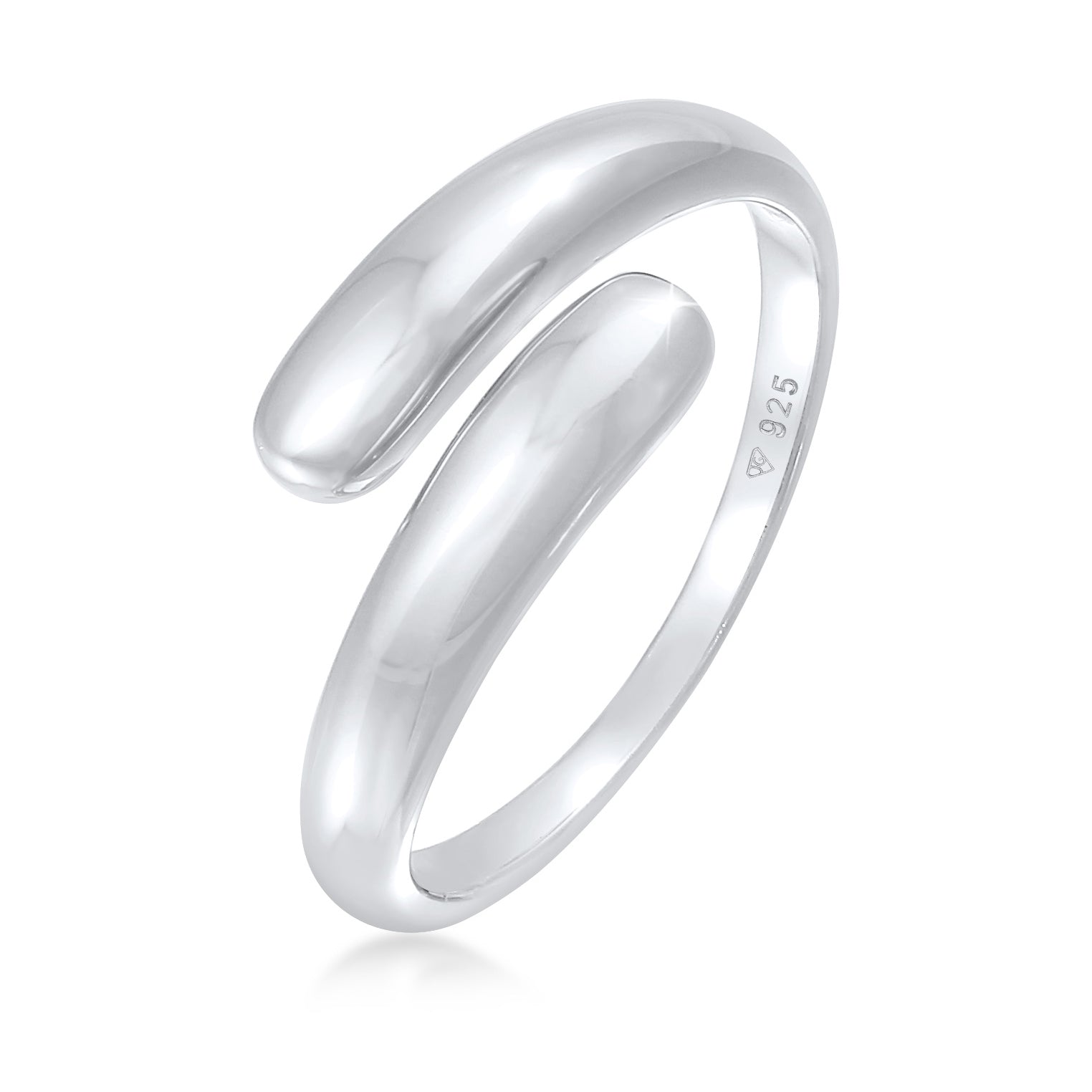 Silber - Elli | Wickelring | 925er Sterling Silber