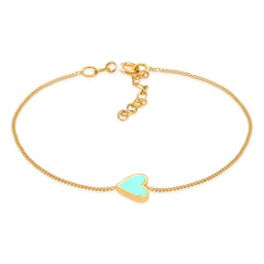 Armband Herz | Emaille