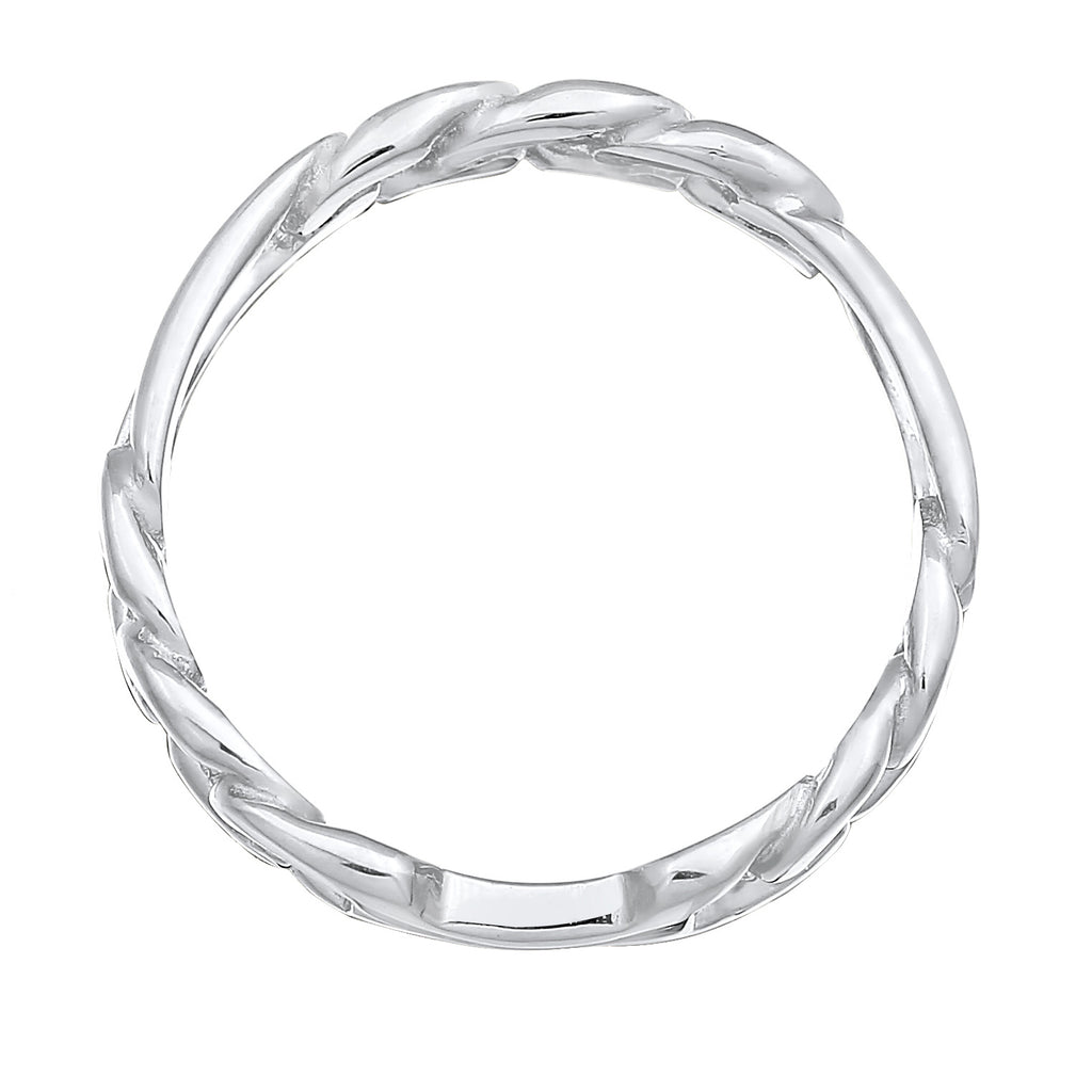 Silber - Elli | Figaro-Bandring | 925er Sterling Silber
