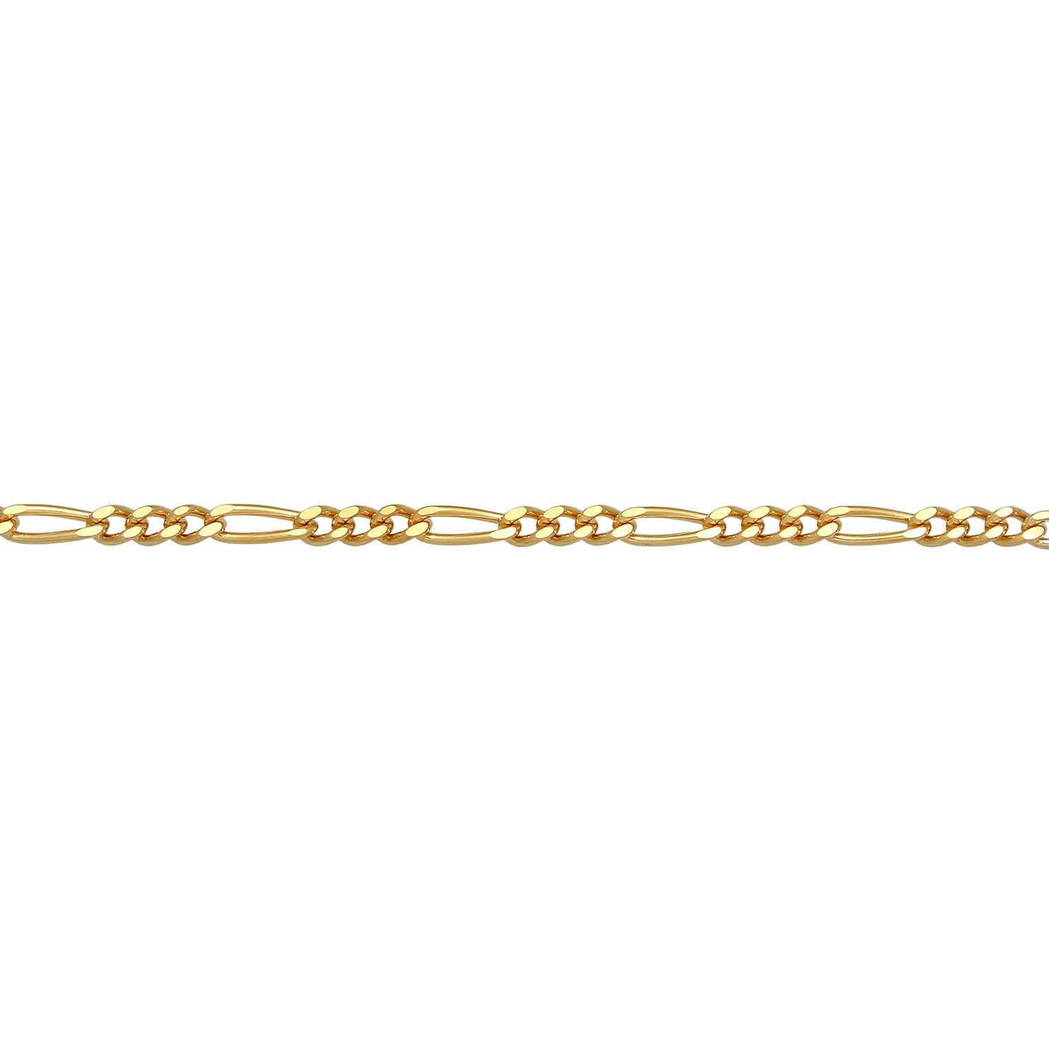 Gold - Elli PREMIUM | Figaro-Choker Chunky | 925er Sterling Silber