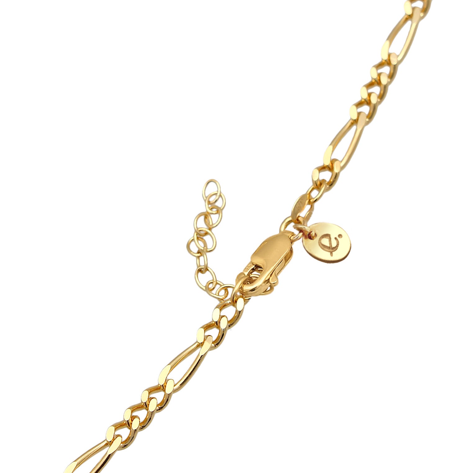 Gold - Elli PREMIUM | Figaro-Choker Chunky | 925er Sterling Silber