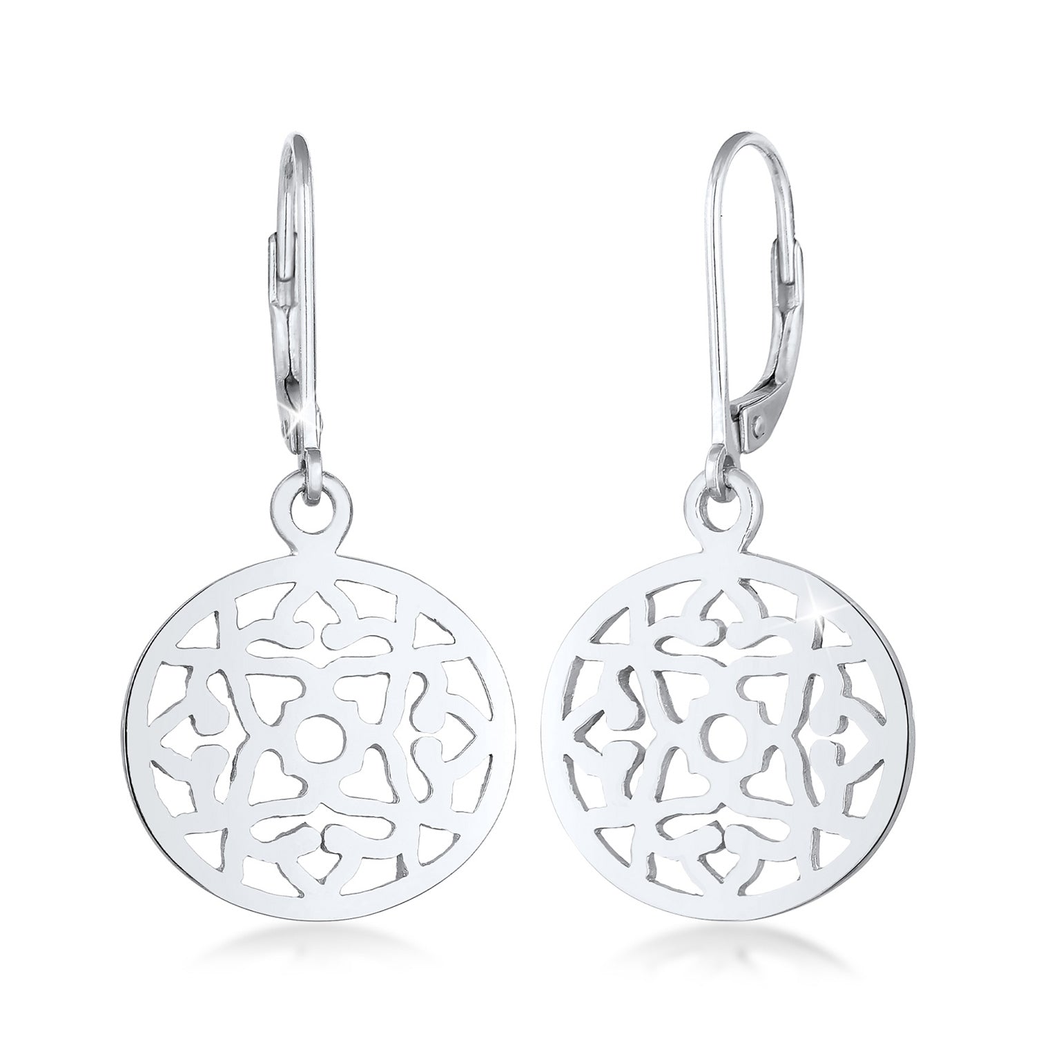 Silber - Elli | Ohrringe Ornament Orientalisch | 925er Sterling Silber