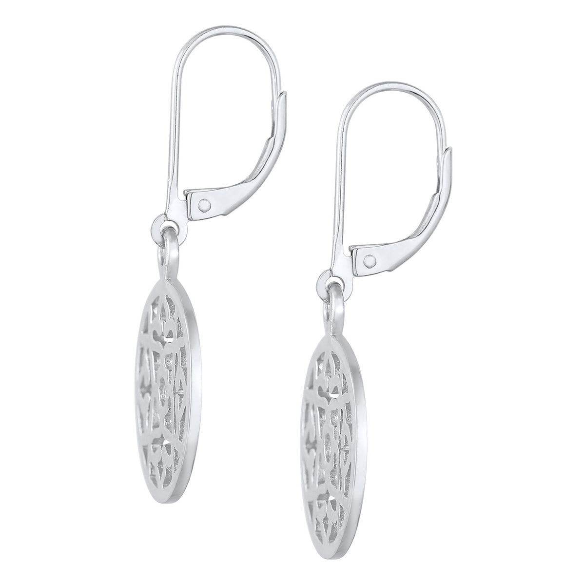 Silber - Elli | Ohrringe Ornament Orientalisch | 925er Sterling Silber
