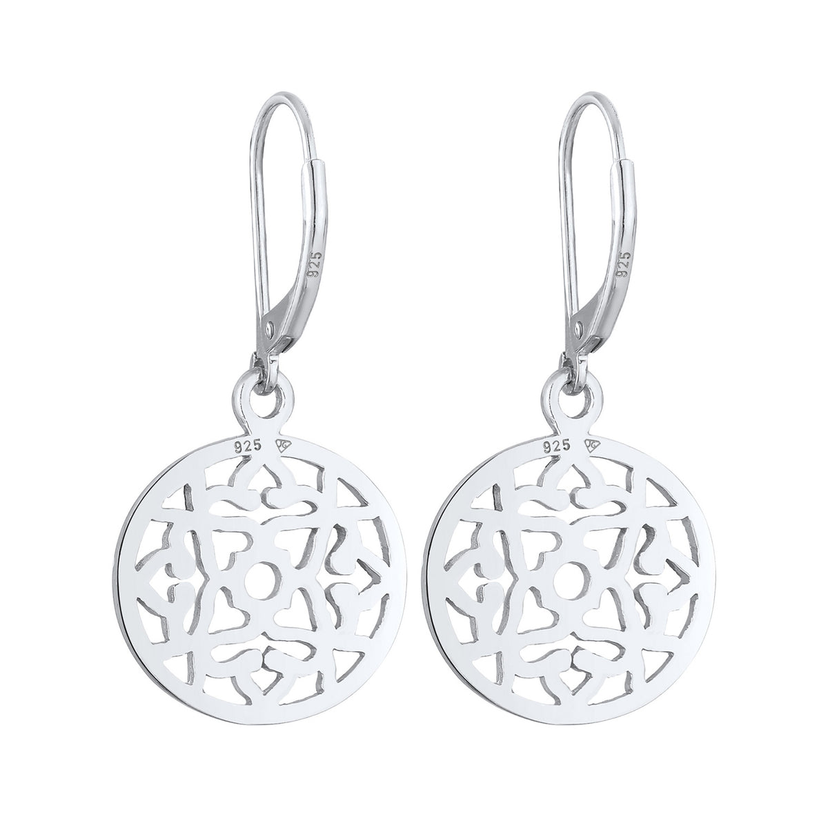 Silber - Elli | Ohrringe Ornament Orientalisch | 925er Sterling Silber