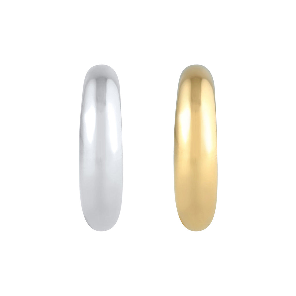 Bunt - Elli | Earcuff Set Bicolor | 925er Sterling Silber Vergoldet