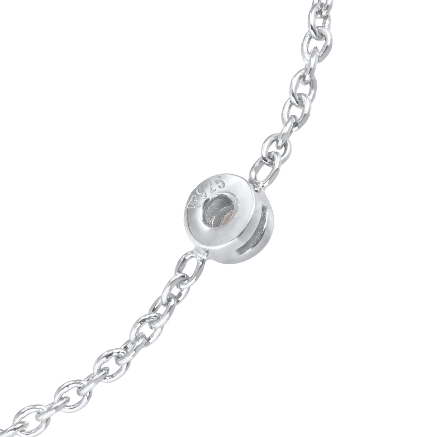 Silber - Elli DIAMONDS | Armband Solitär | Salt & Pepper Diamant (0.11 ct.) | 925er Sterling Silber
