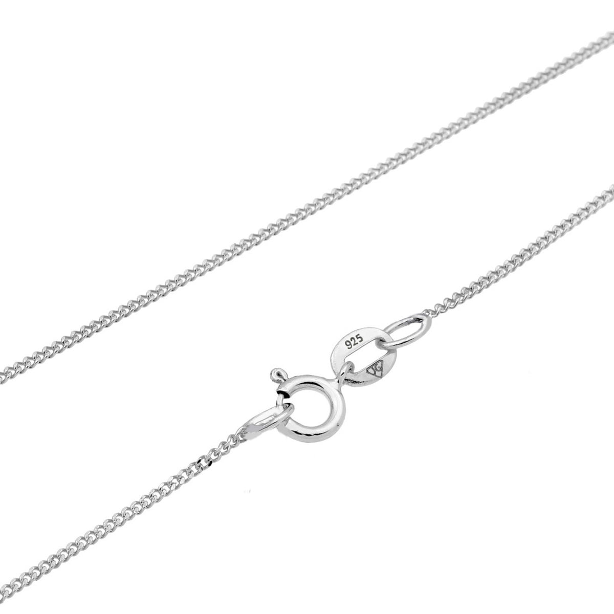 Silber - Elli | Halskette Stern Plättchen | Zirkonia (Weiß) | 925er Sterling Silber