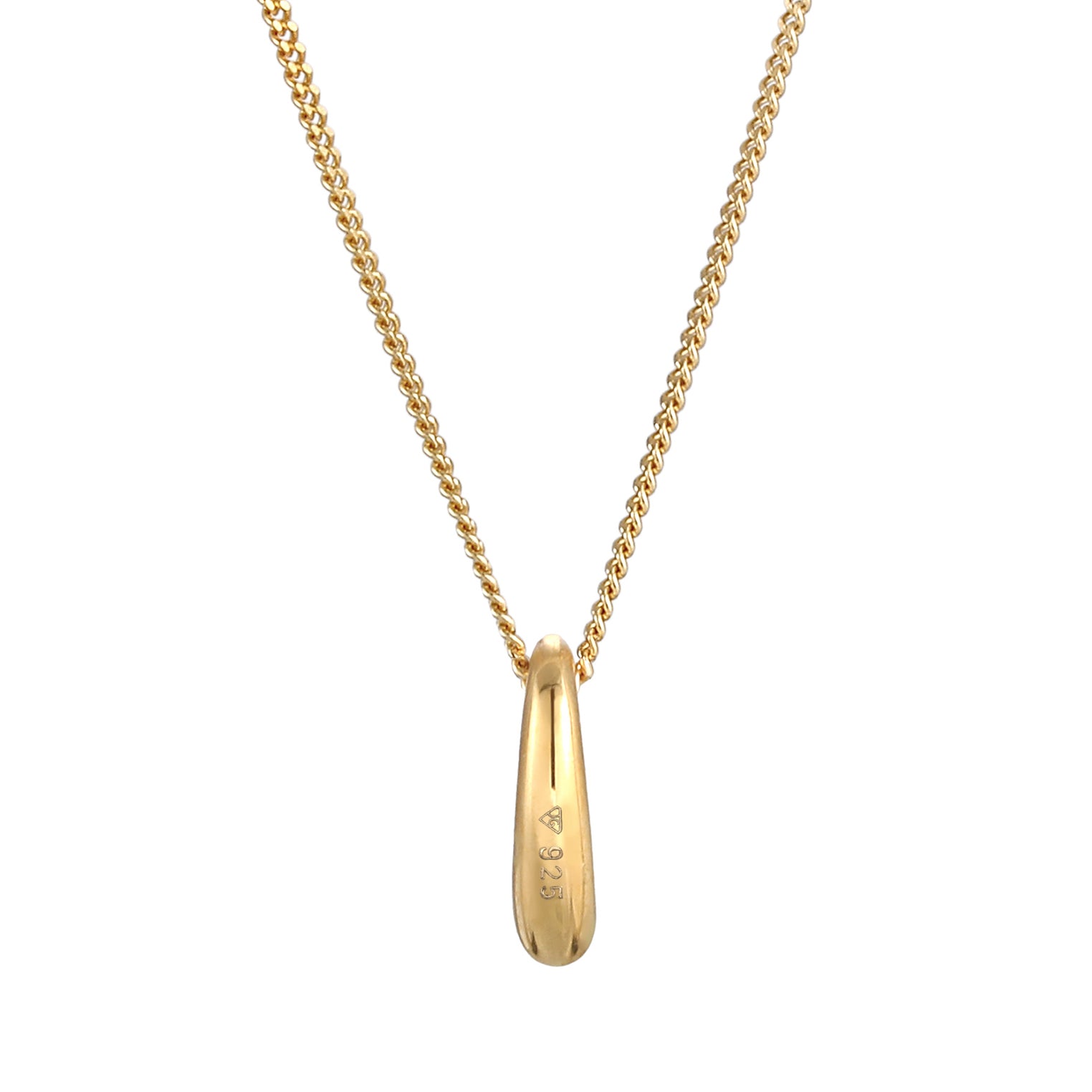 Gold - Elli | Halskette Herz Cut Out | 925er Sterling Silber