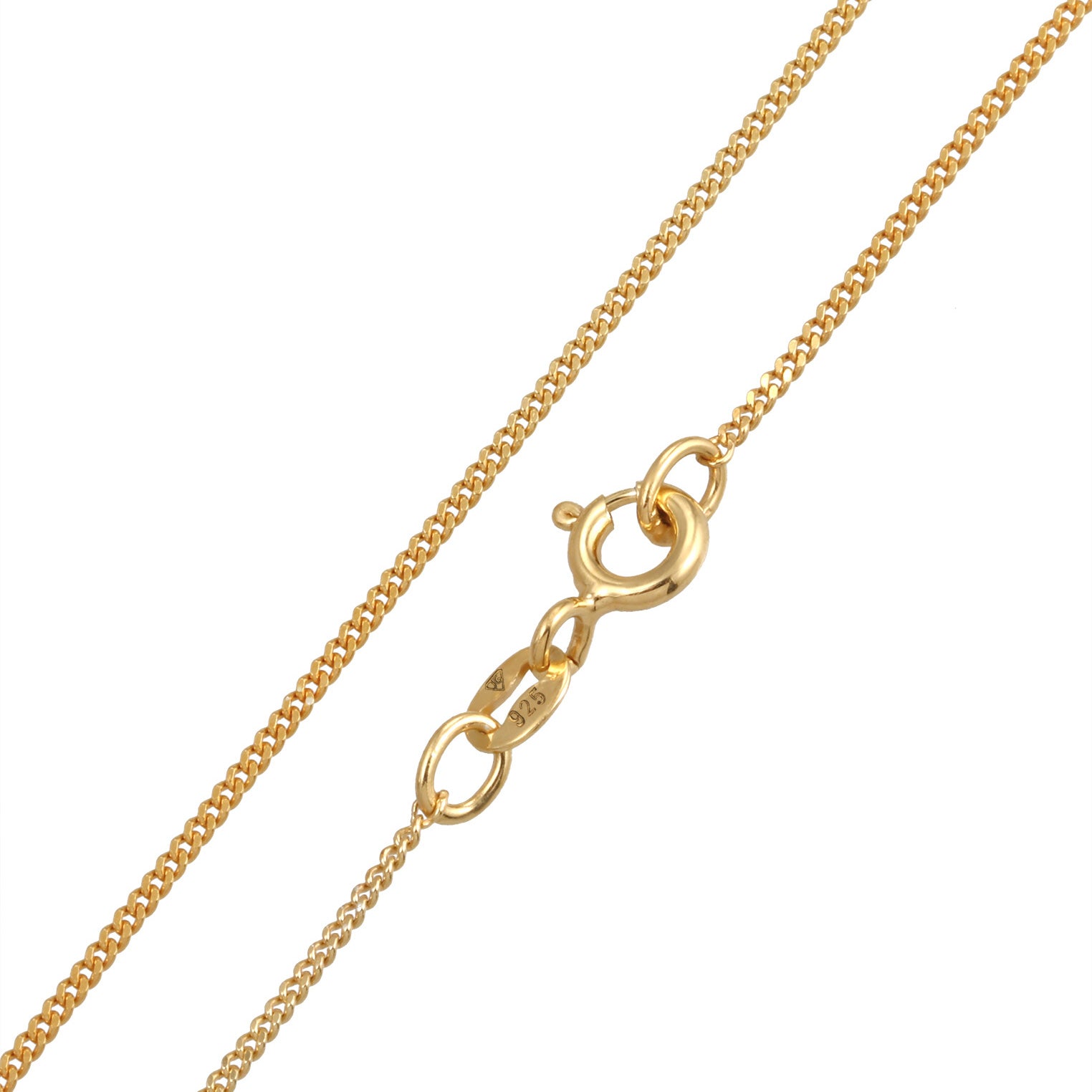 Gold - Elli | Halskette Herz Cut Out | 925er Sterling Silber