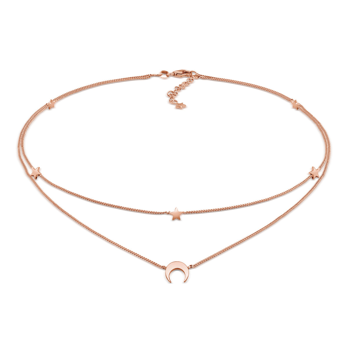 Roségold - Elli | Choker Astro | 925 Sterling Silber Rosévergoldet