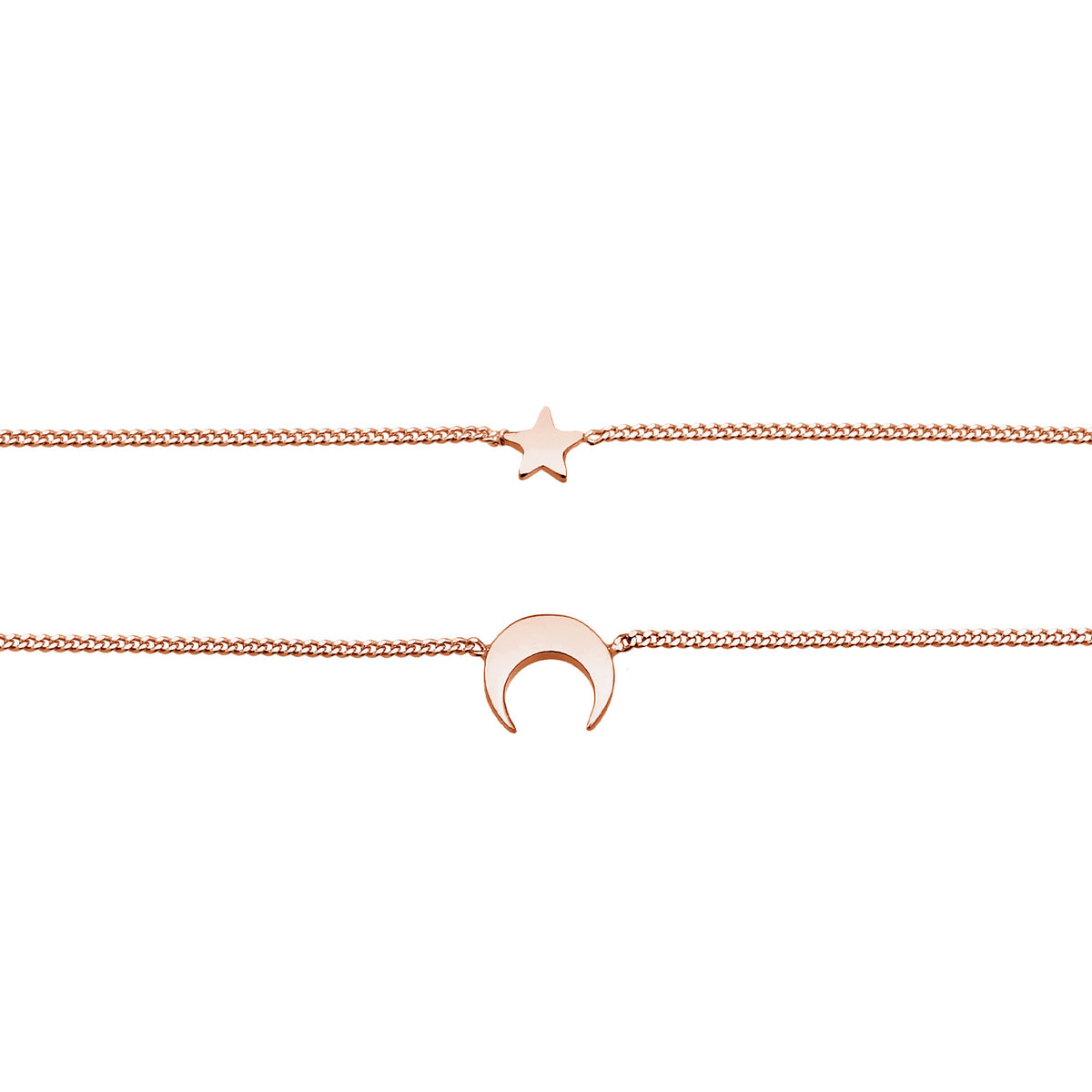 Roségold - Elli | Choker Astro | 925 Sterling Silber Rosévergoldet