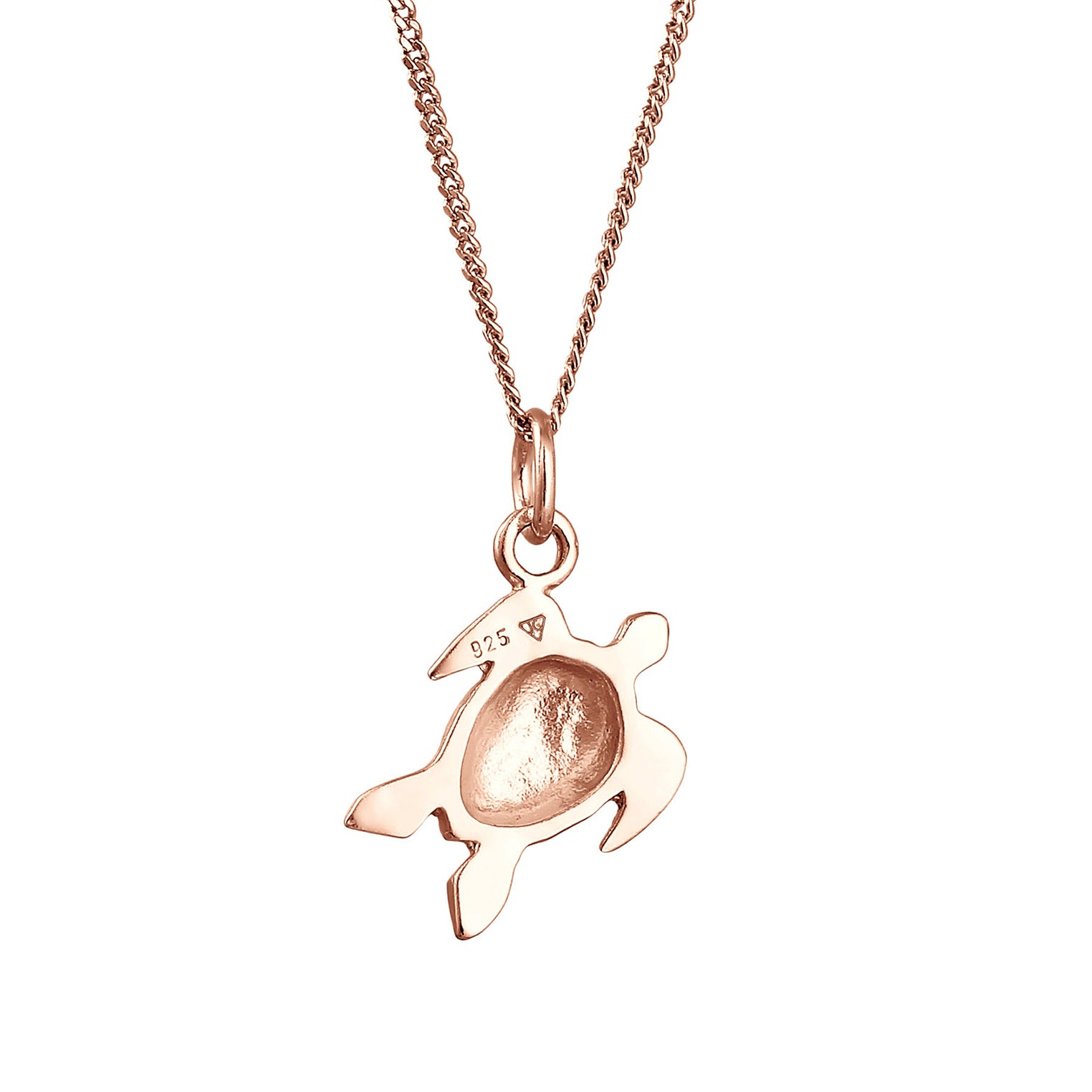 Roségold - Elli | Halskette Schildkröte | 925 Sterling Silber Rosévergoldet
