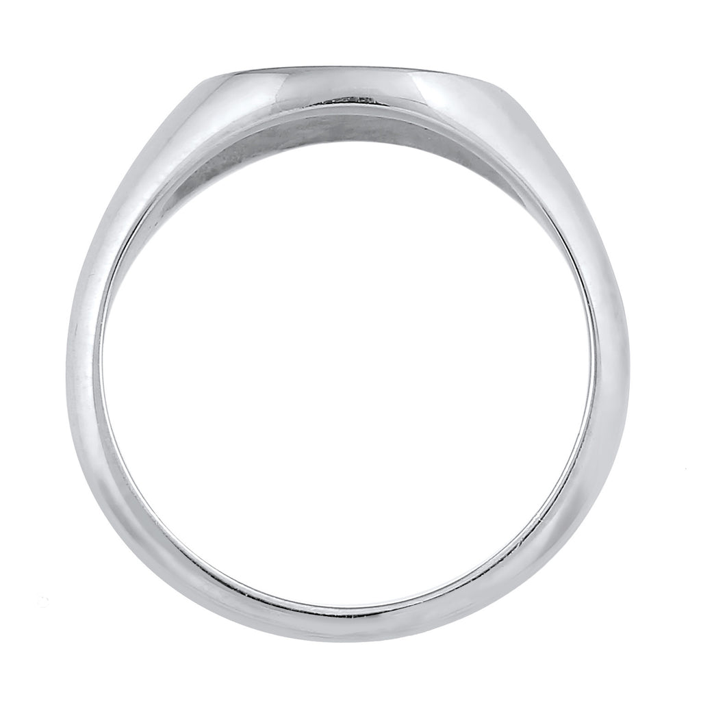 Silber - Elli | Siegelring Sonne & Mond | 925er Sterling Silber