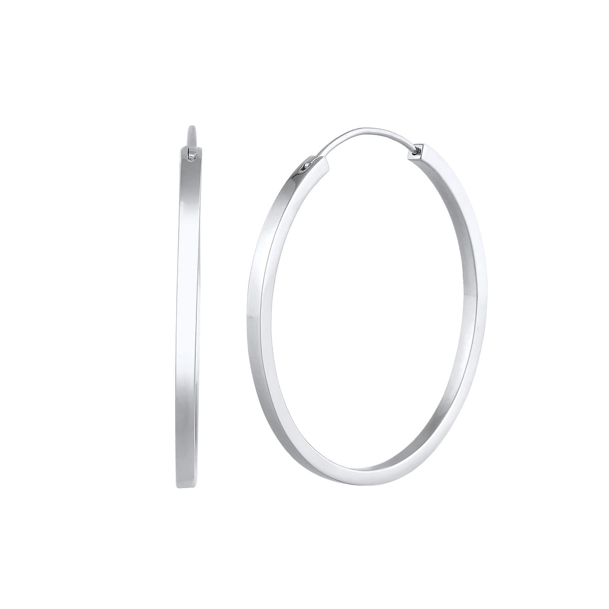 Silber - Elli PREMIUM | Creolen | 925er Sterling Silber