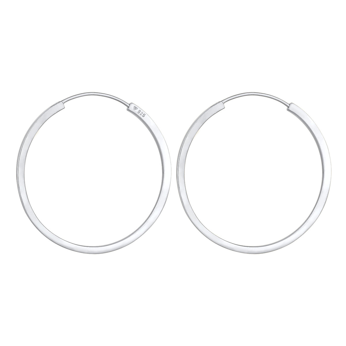 Silber - Elli PREMIUM | Creolen | 925er Sterling Silber