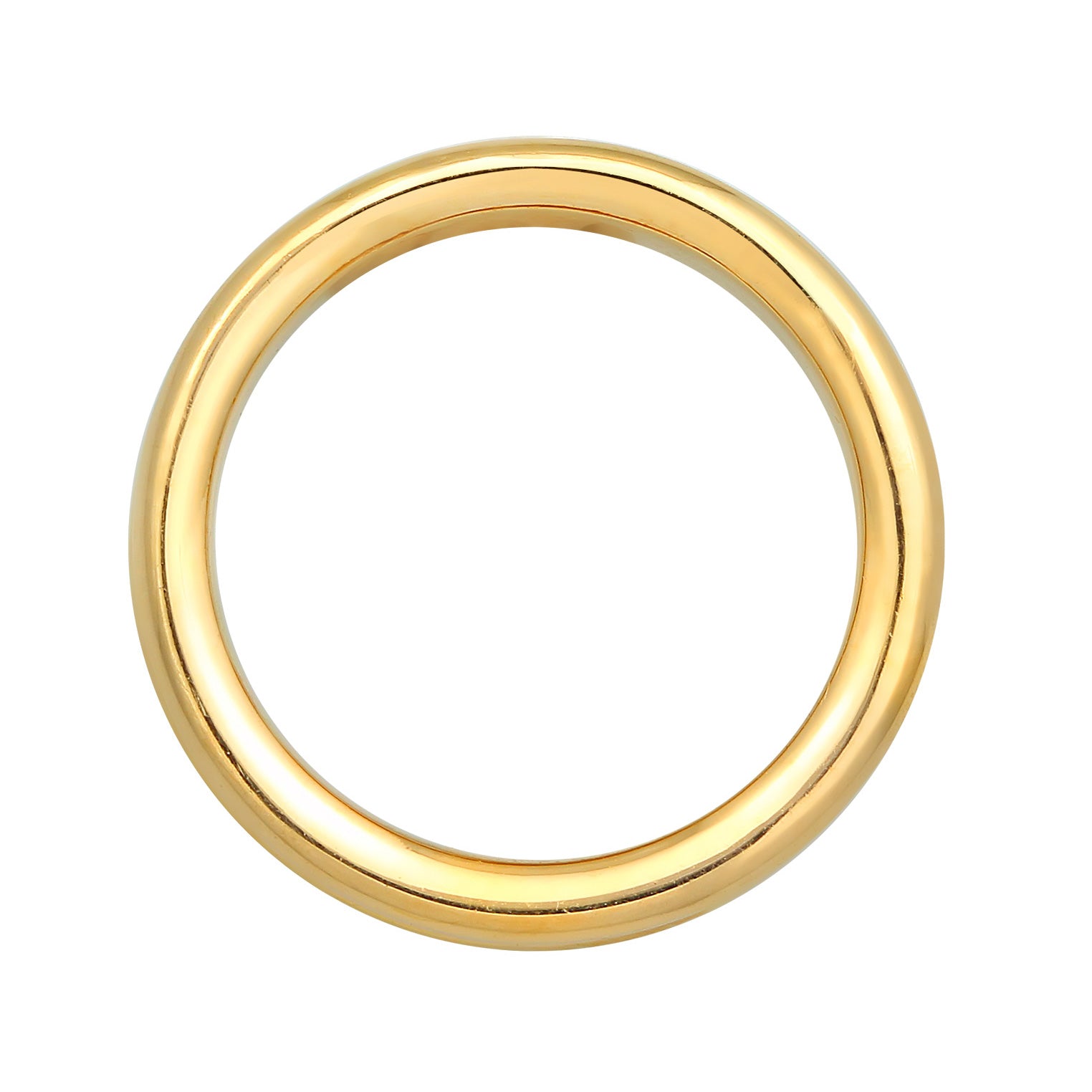 Gold - Elli PREMIUM | Bandring | Kristalle (weiß) | 925er Sterling Silber